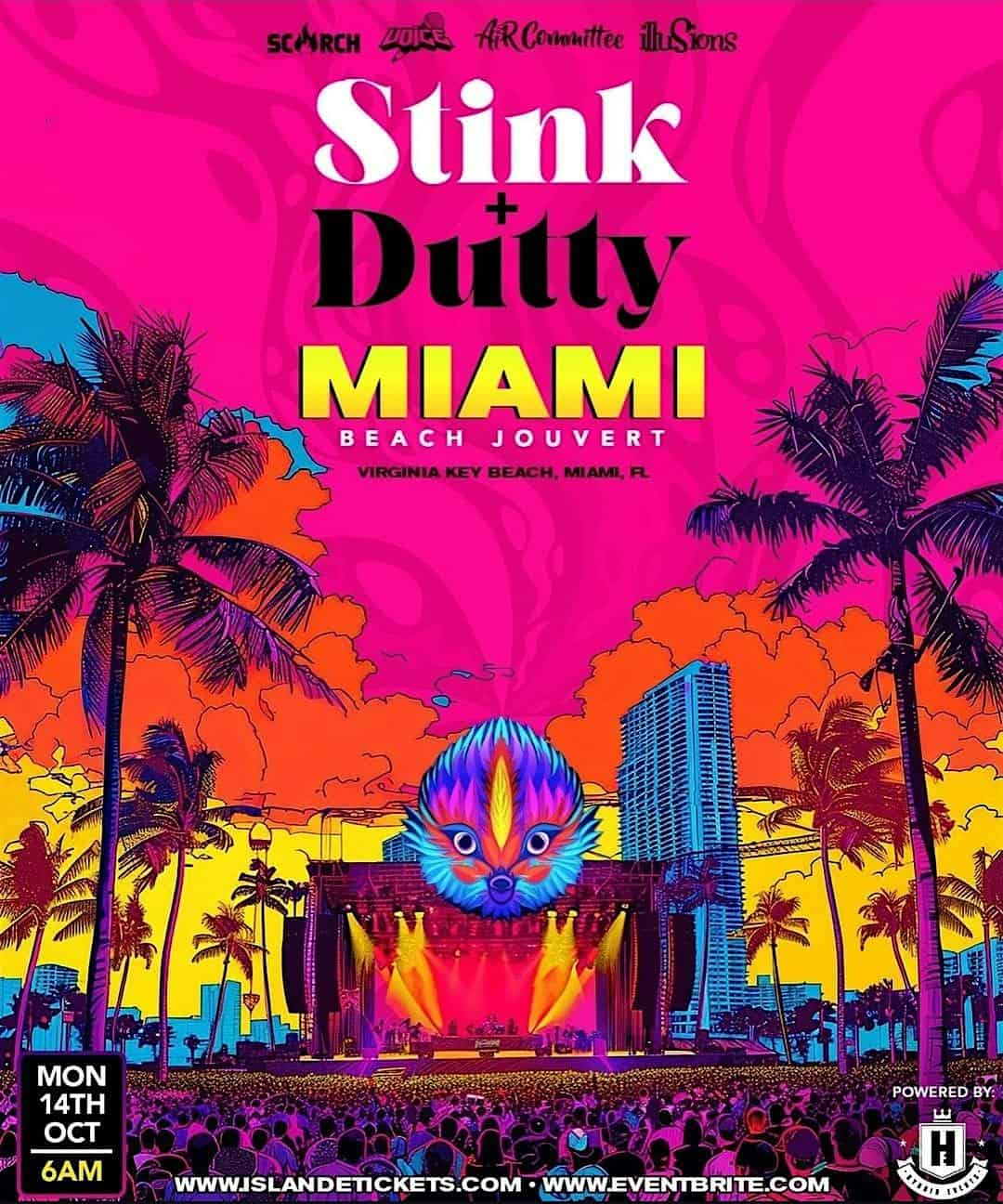 STINK AND DUTTY MIAMI CARNIVAL – KEY BISCAYNE, FL