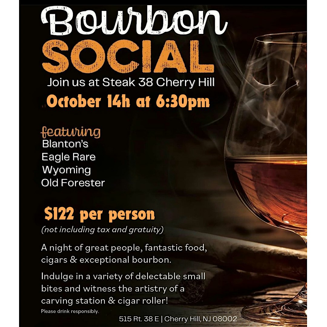 Bourbon Social | Oct. 14th – Cherry Hill, NJ