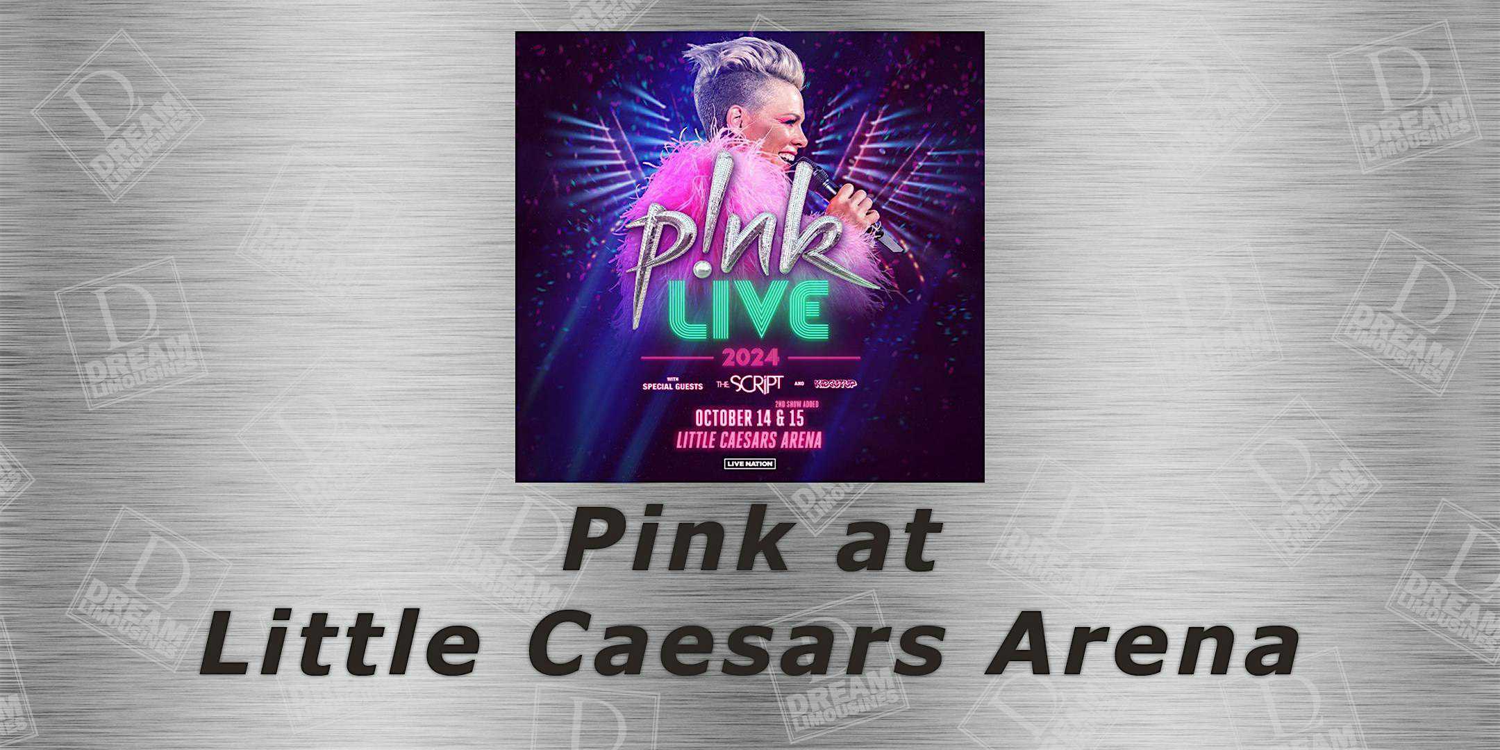 Shuttle Bus to See Pink at Little Caesars Arena – Shelby Township, MI