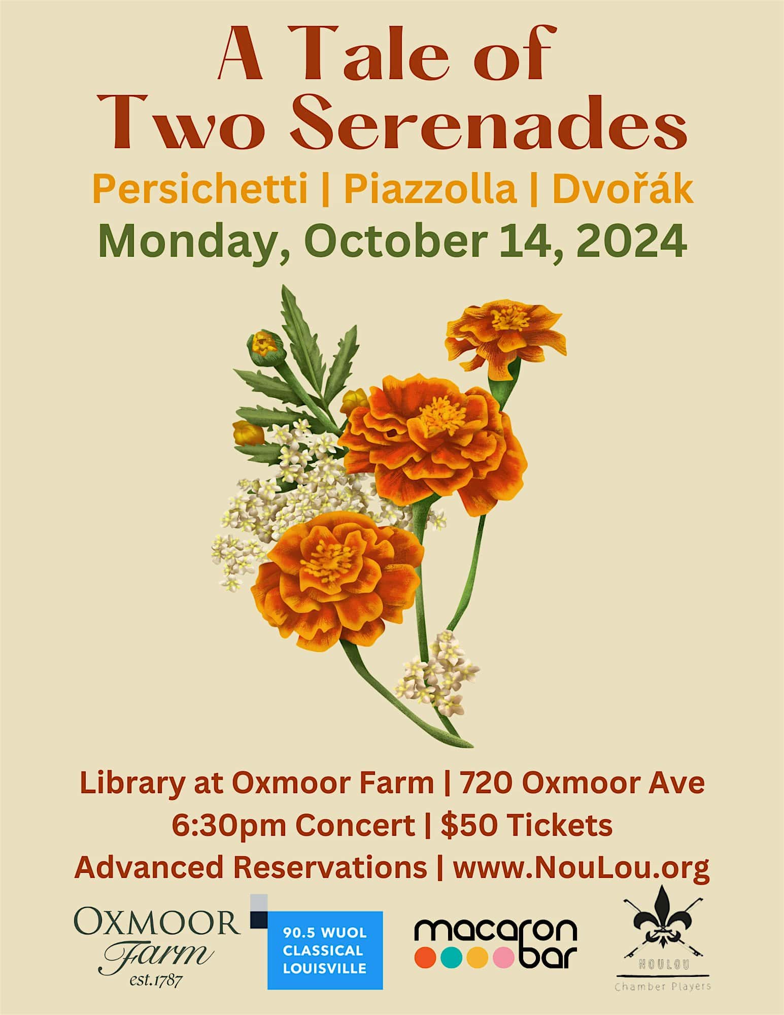 October 14 – A Tale of Two Serenades – Louisville, KY