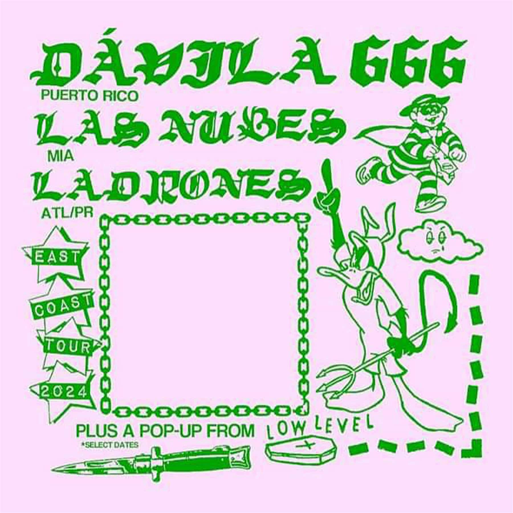 DAVILA 666/ LAS NUBES/ LADRONES/ TBA 10/15 @ Cobra Cabana – Richmond, VA