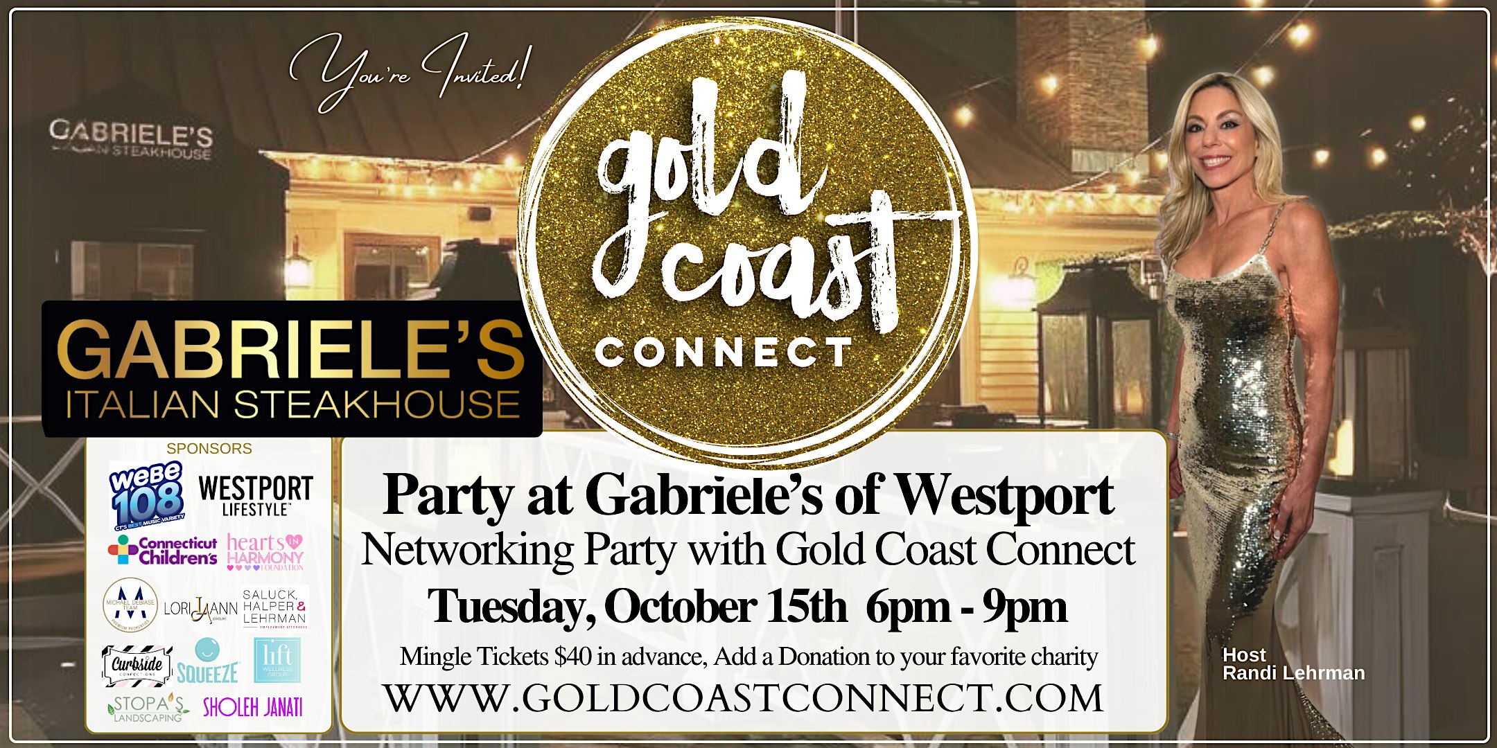 Party at Gabriele’s of Westport with Gold Coast Connect – Westport, CT