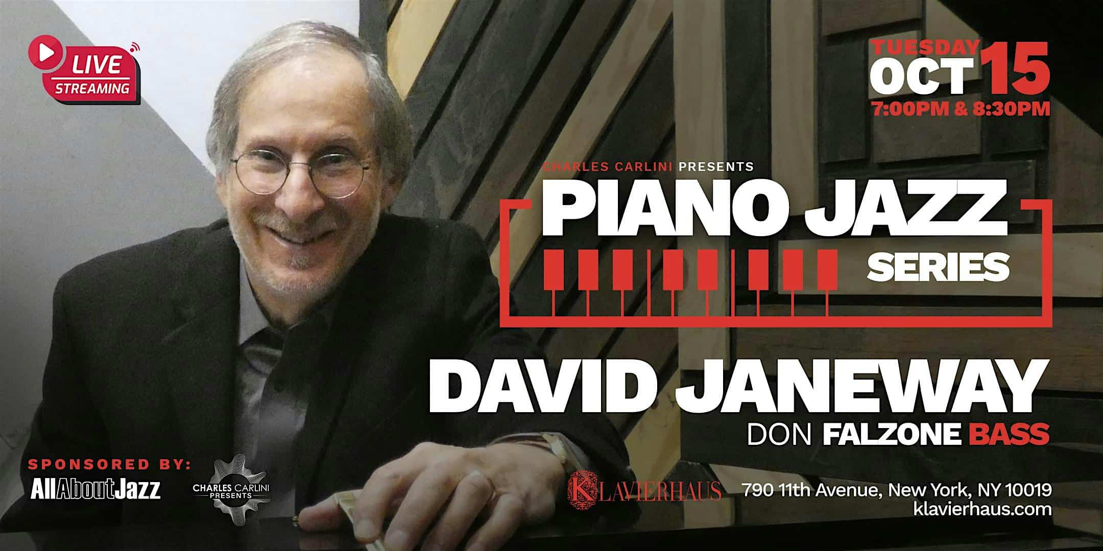 Piano Jazz Series: David Janeway – New York, NY