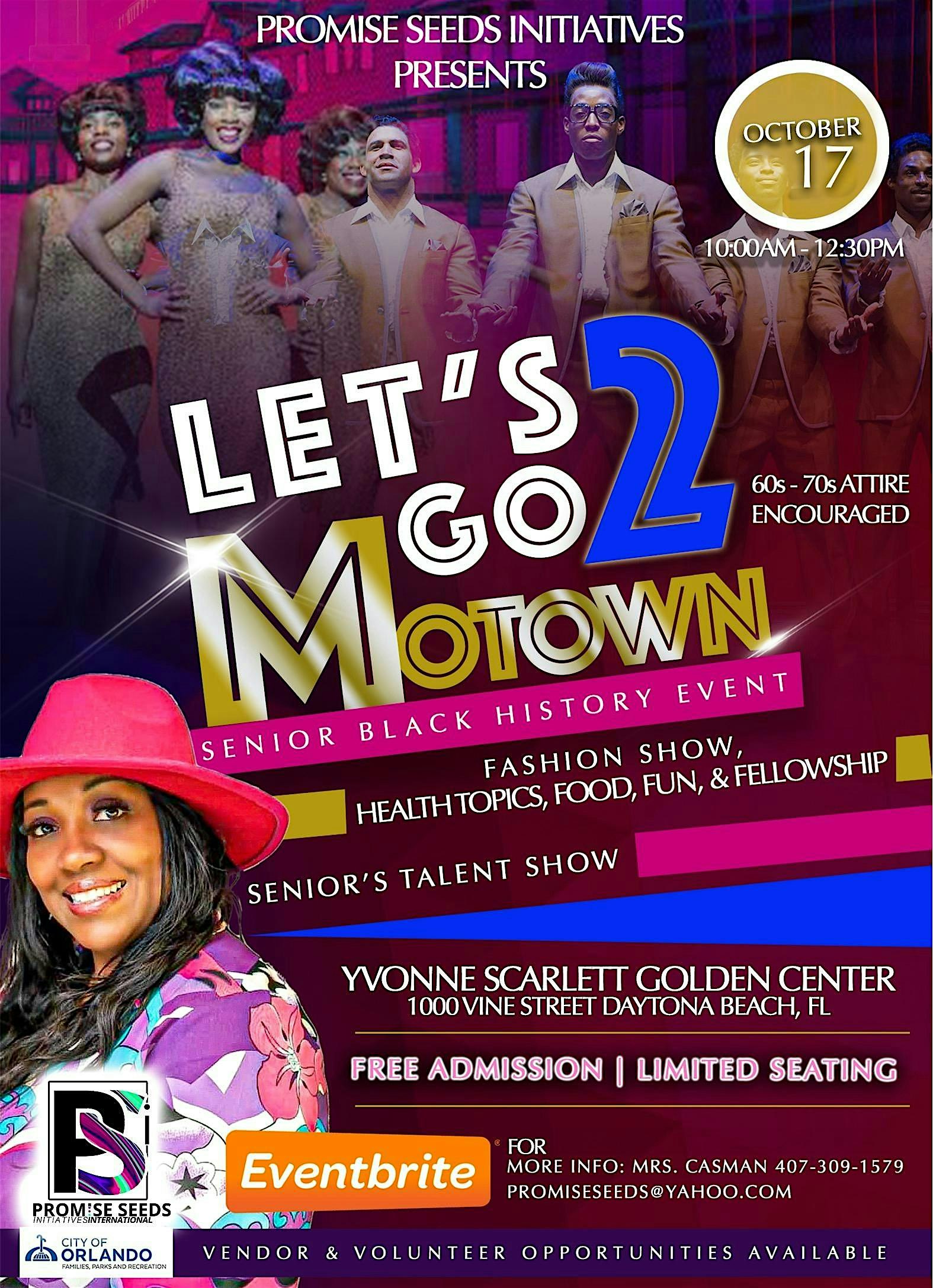 Let’s Go to Motown Senior Event – Daytona Beach, FL