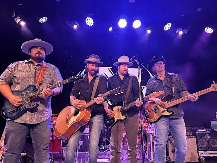 Mickey & the Motorcars acoustic show – Burnet, TX