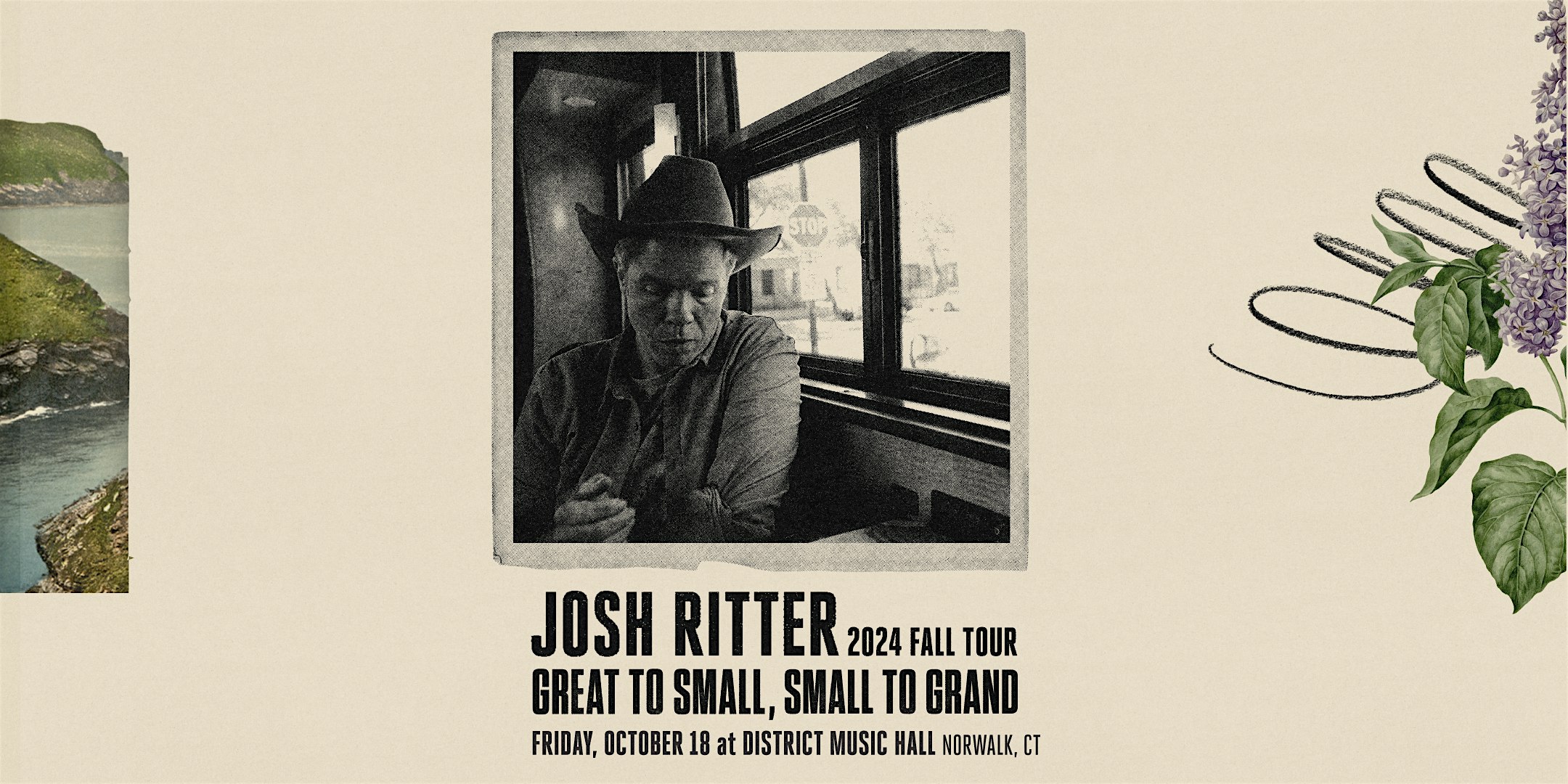 Josh Ritter: Great to Small, Small to Grand – 2024 Fall Tour – Norwalk, CT