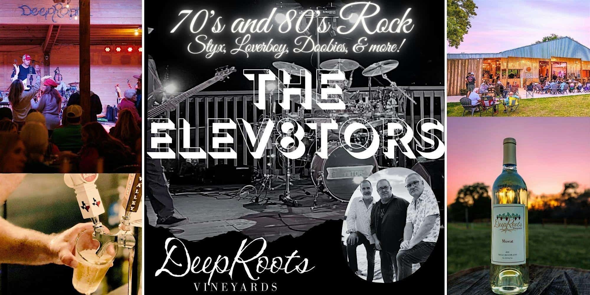 70S/80S ROCK | STYX, LOVERBOY, DOOBIES, & MORE by The Elev8tors – Plantersville, TX