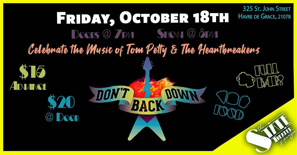 Don’t Back Down – Celebrate the Music of Tom Petty & The Heartbreakers – Havre de Grace, MD