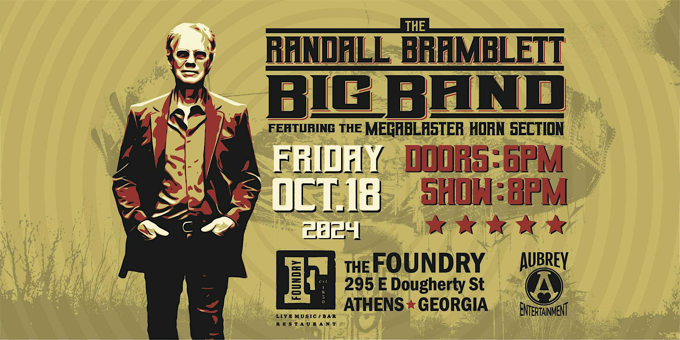 Randall Bramblett Band album release for Paradise Breakdown at The Foundry – Athens, GA