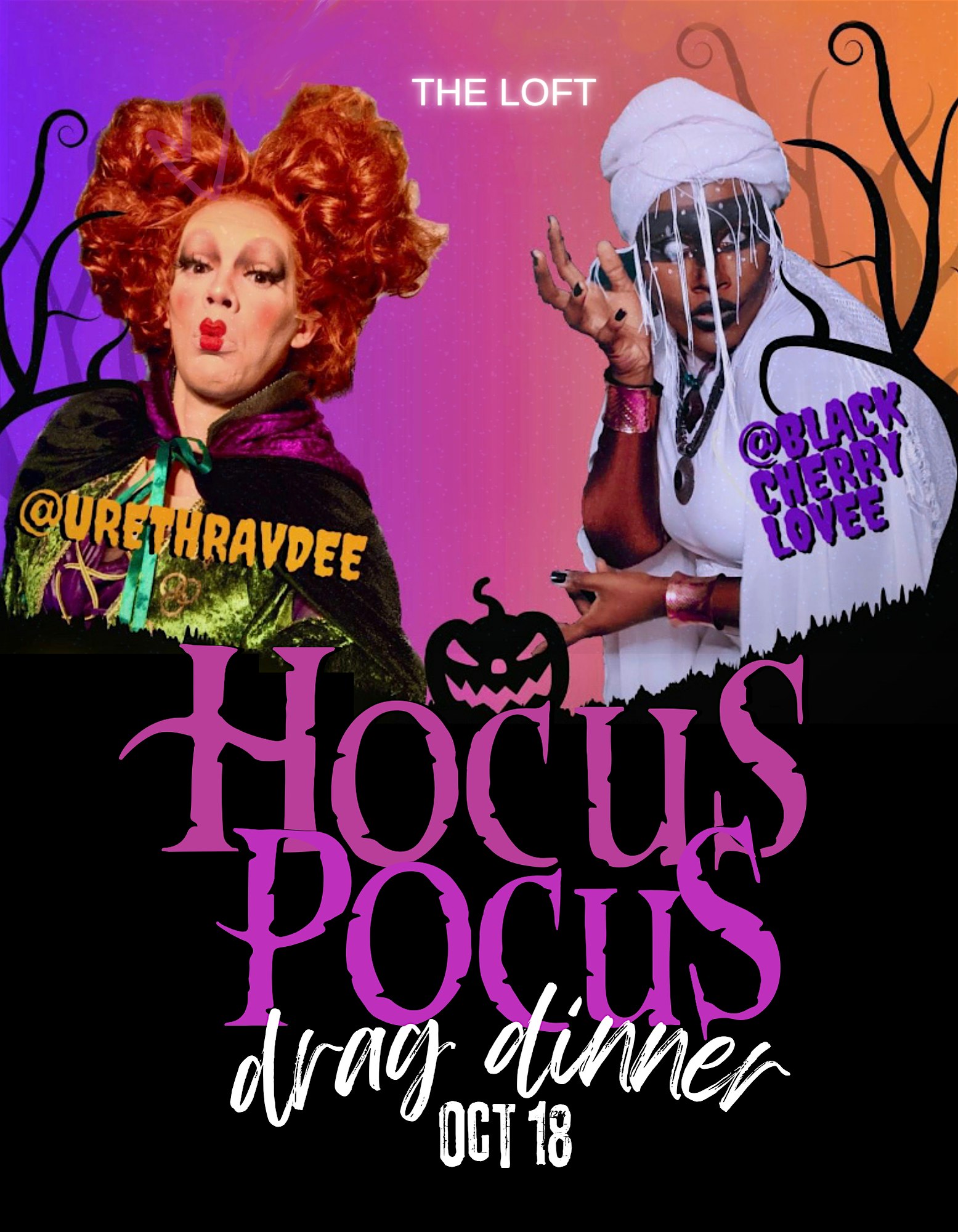 Hocus Pocus Drag Dinner – Scranton, PA