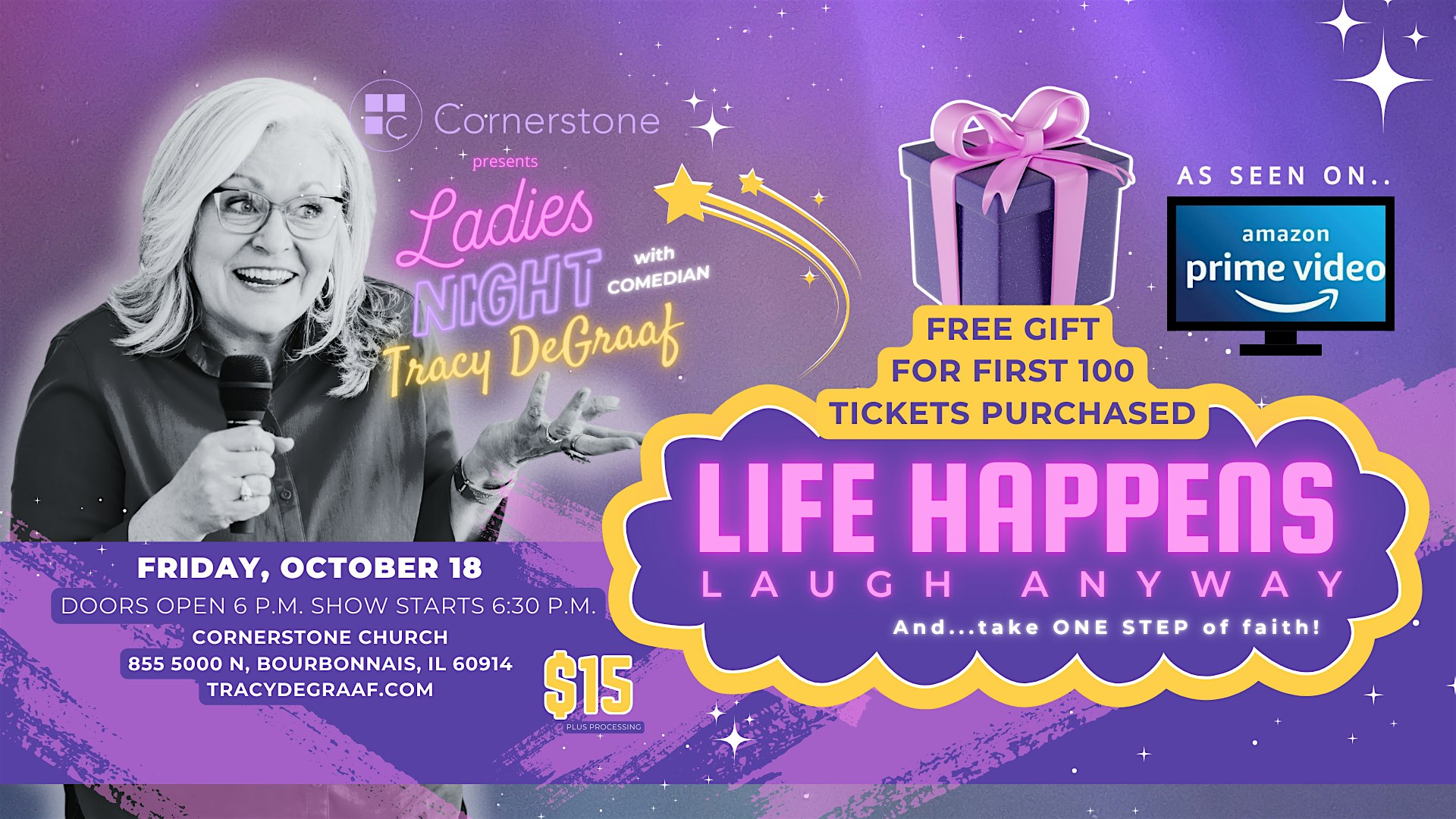 Life Happens Laugh Anyway Ladies Night Out – Bourbonnais, IL