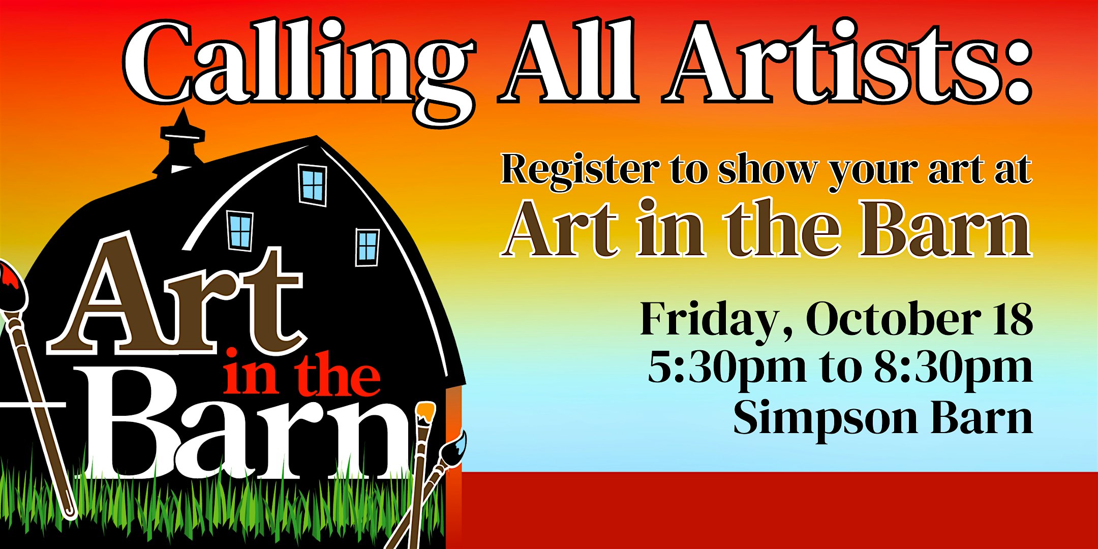 Art in the Barn 2024 Artist Registration – Johnston, IA