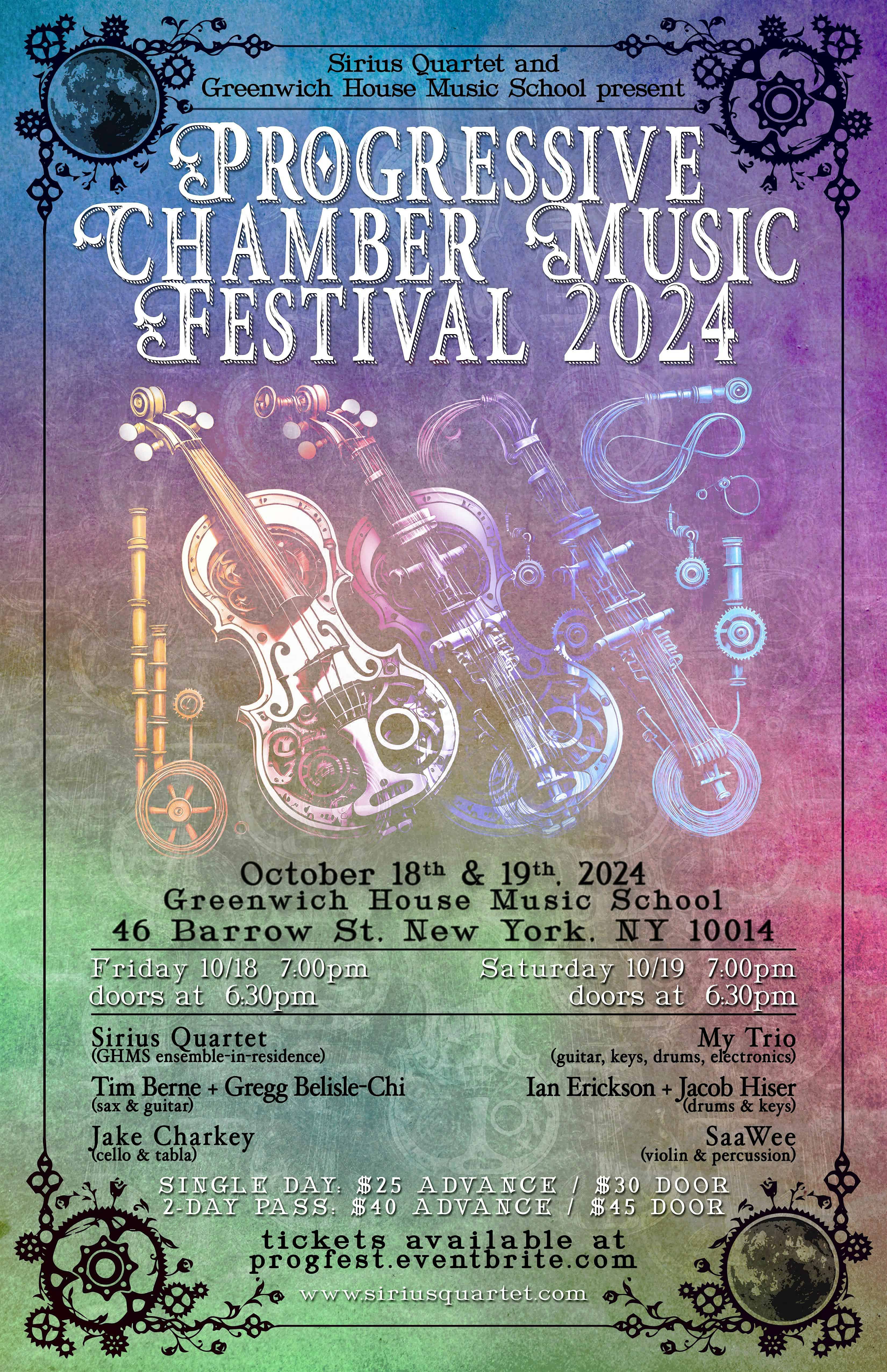 2024 Progressive Chamber Music Festival – New York, NY