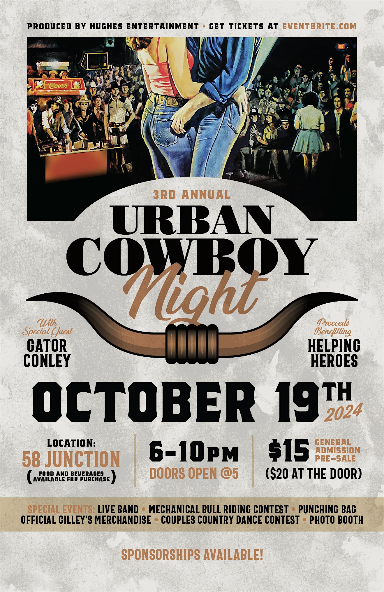 GENERAL ADMISSION – Urban Cowboy Night 2024 – Lufkin, TX