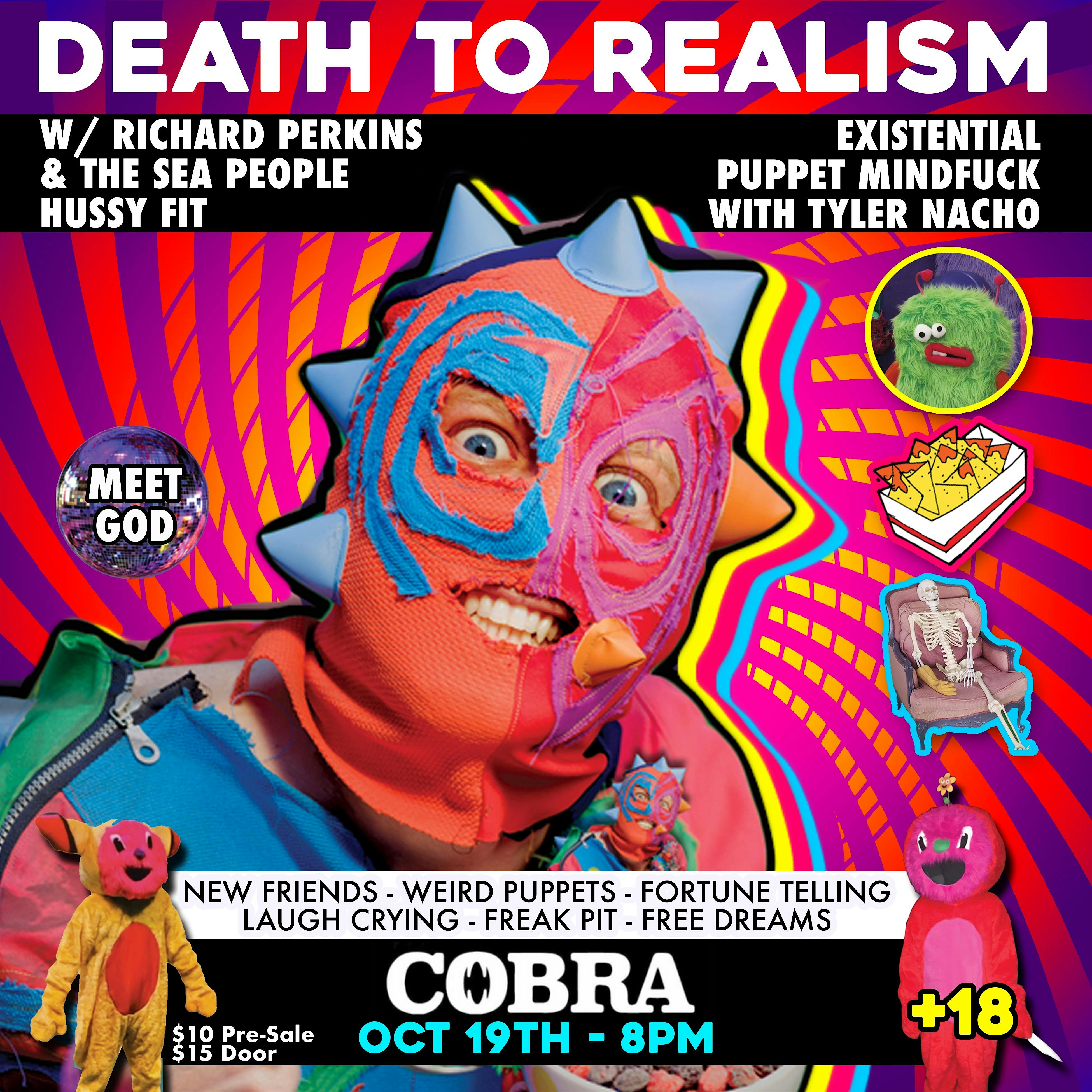 Death to Realism w/ Richard Perkins & the Sea People | Hussy Fit | & MORE – Nashville, TN