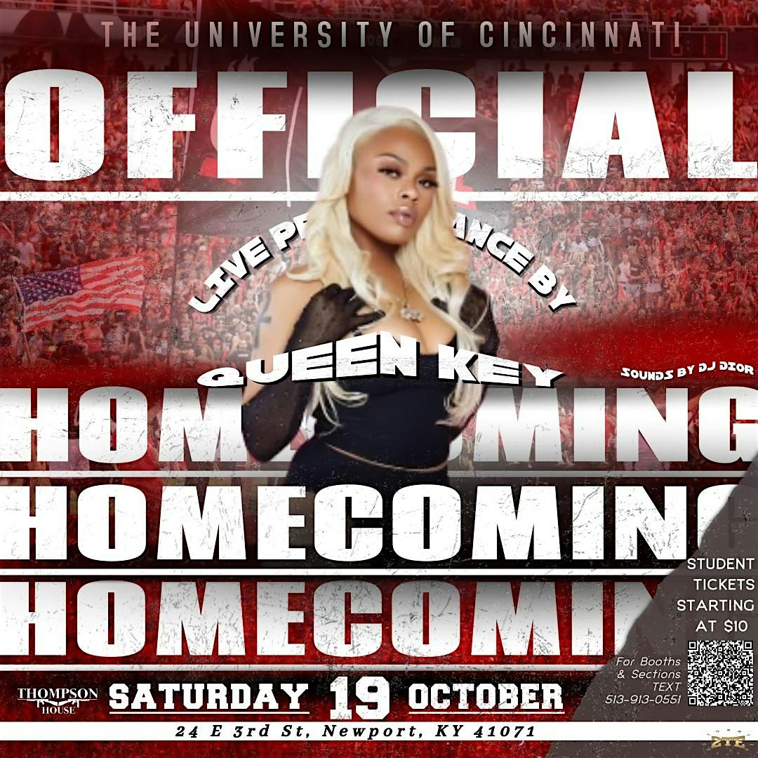 UC HOMECOMING CONCERT QUEEN KEY LIVE – Newport, KY