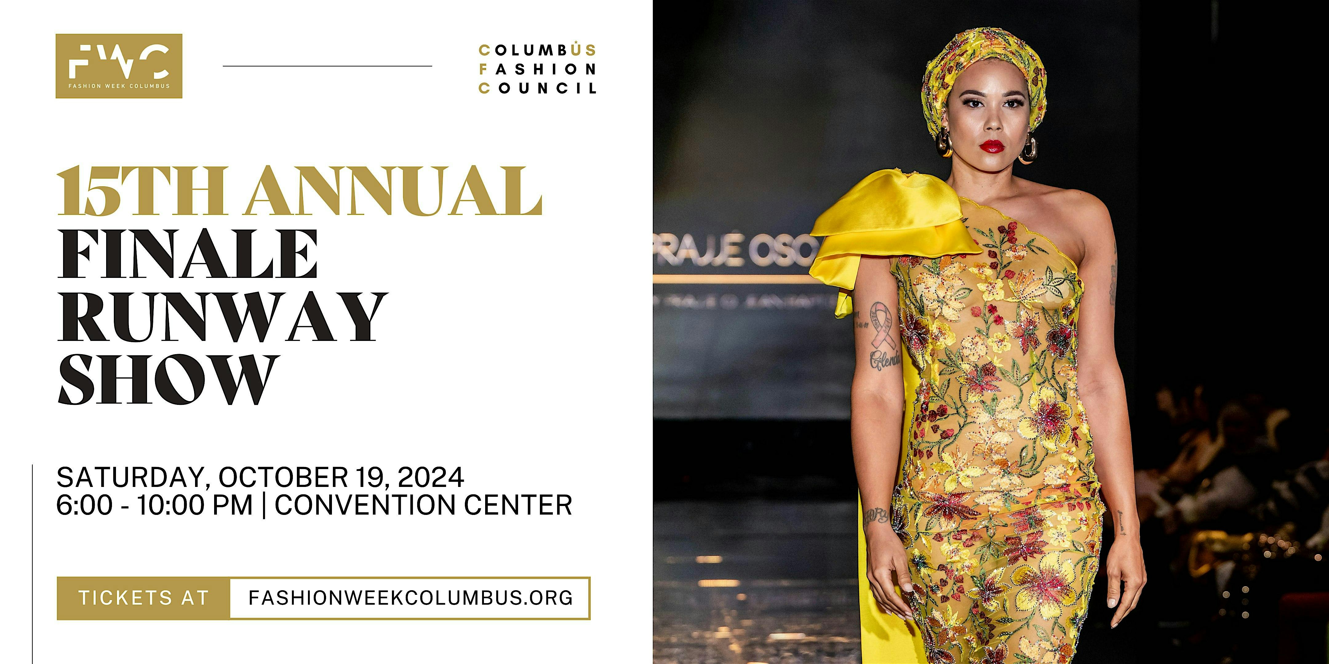 Fashion Week Columbus 15th Annual Finale Runway Show – Columbus, OH