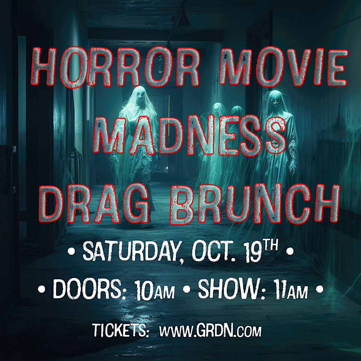 Horror Movie Madness Drag Brunch – Des Moines, IA