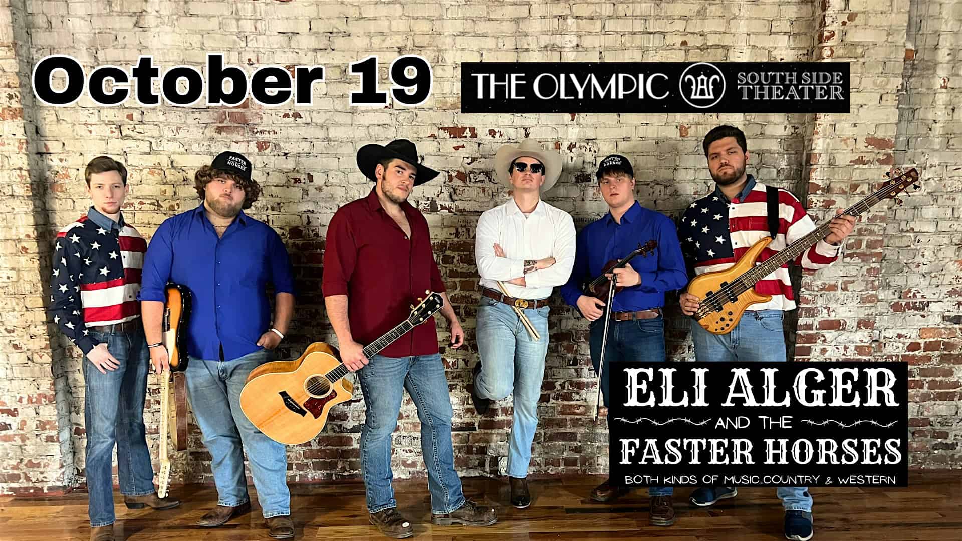 Eli Alger & The Faster Horses at The Olympic – Cedar Rapids, IA