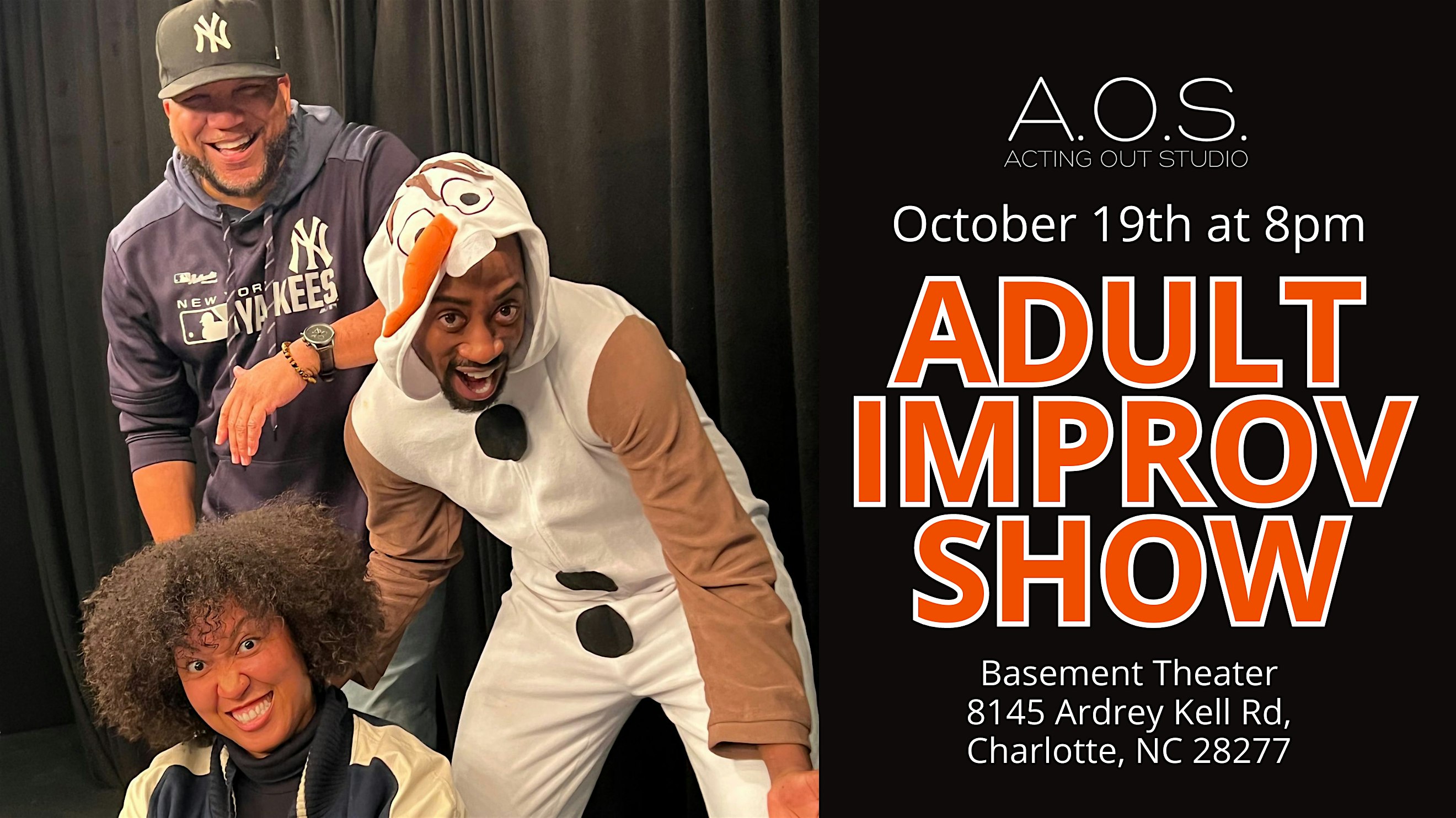 Adult Humor Improv Show at Acting Out Studio! – Charlotte, NC