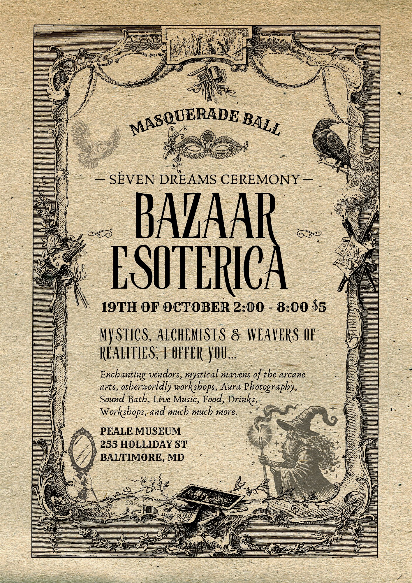 Bazaar Esoterica Masquerade Ball – Baltimore, MD