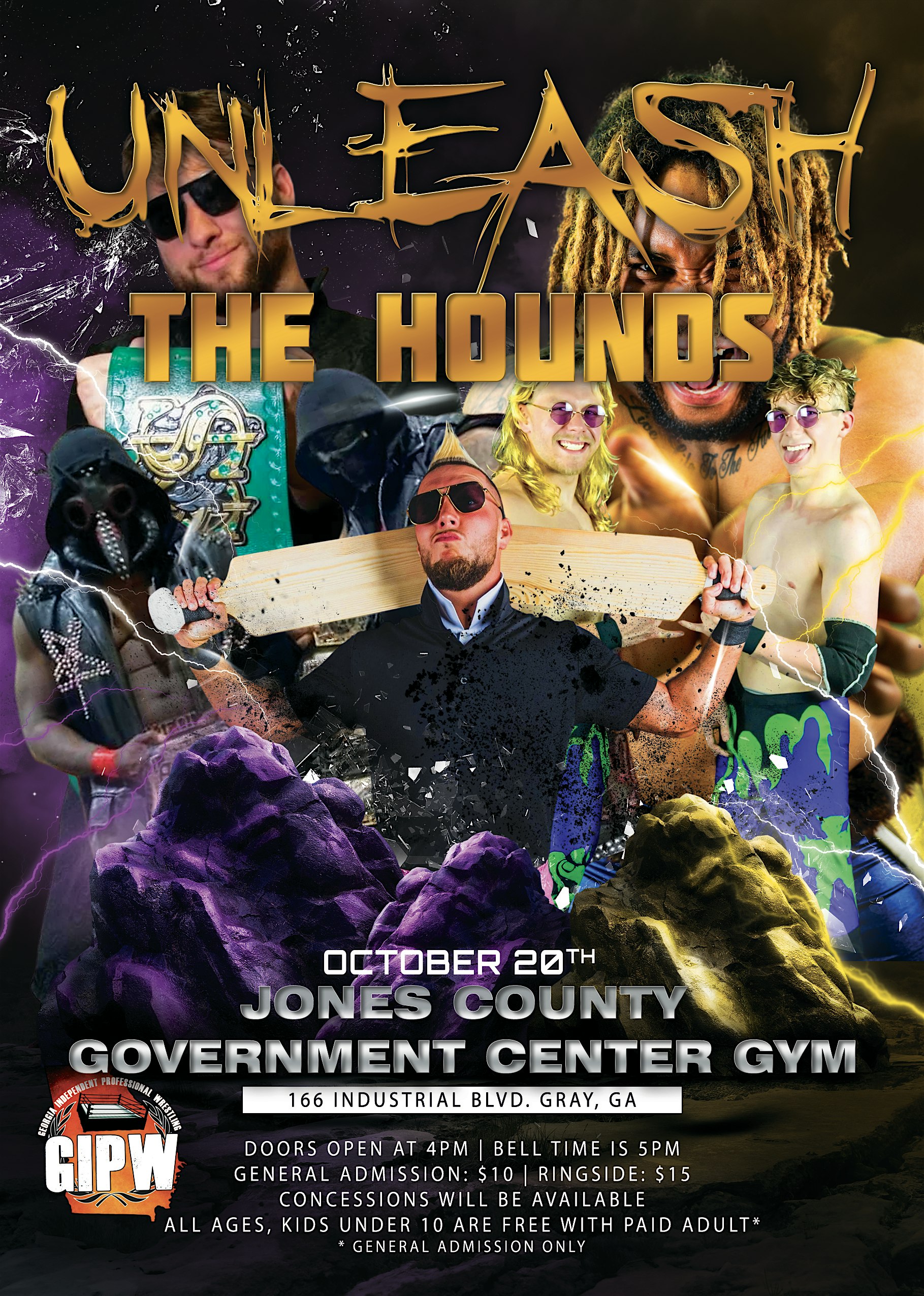 GIPW PRESENTS: Unleash The Hounds – Gray, GA