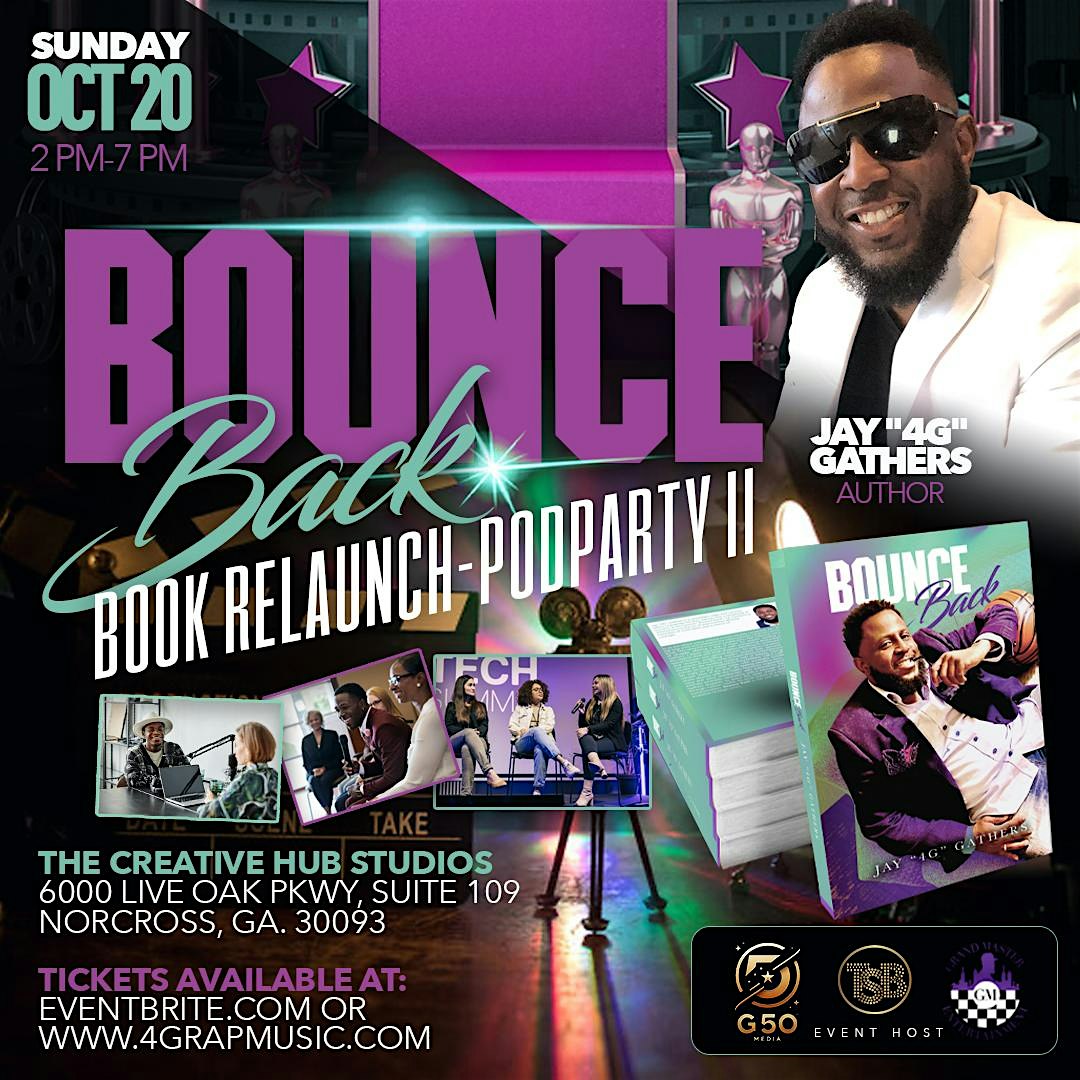 BOUNCE BACK BOOK RELAUNCH-PODPARTY II – Norcross, GA