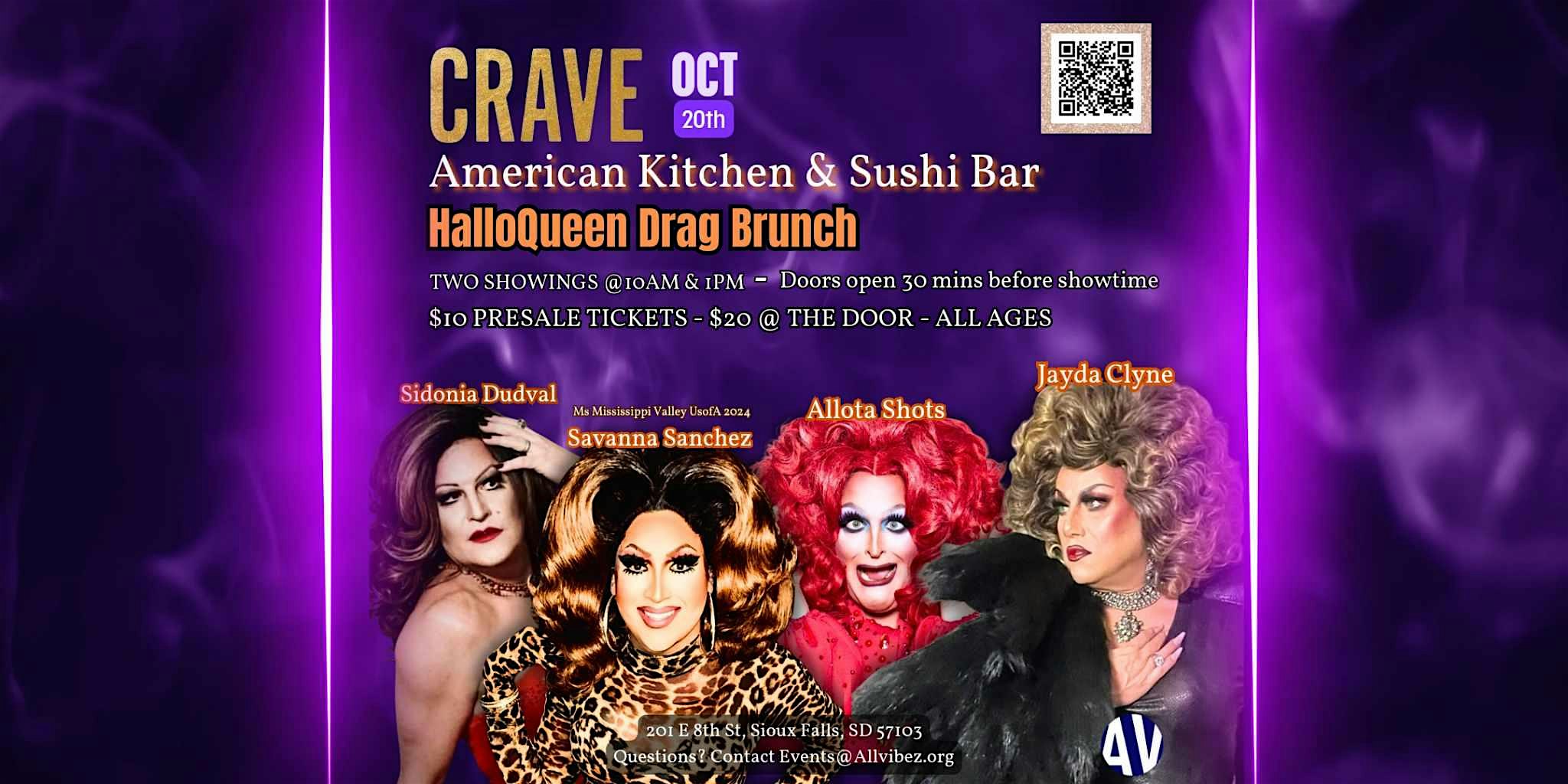 CRAVE Drag Brunch – HalloQueen – Sioux Falls, SD