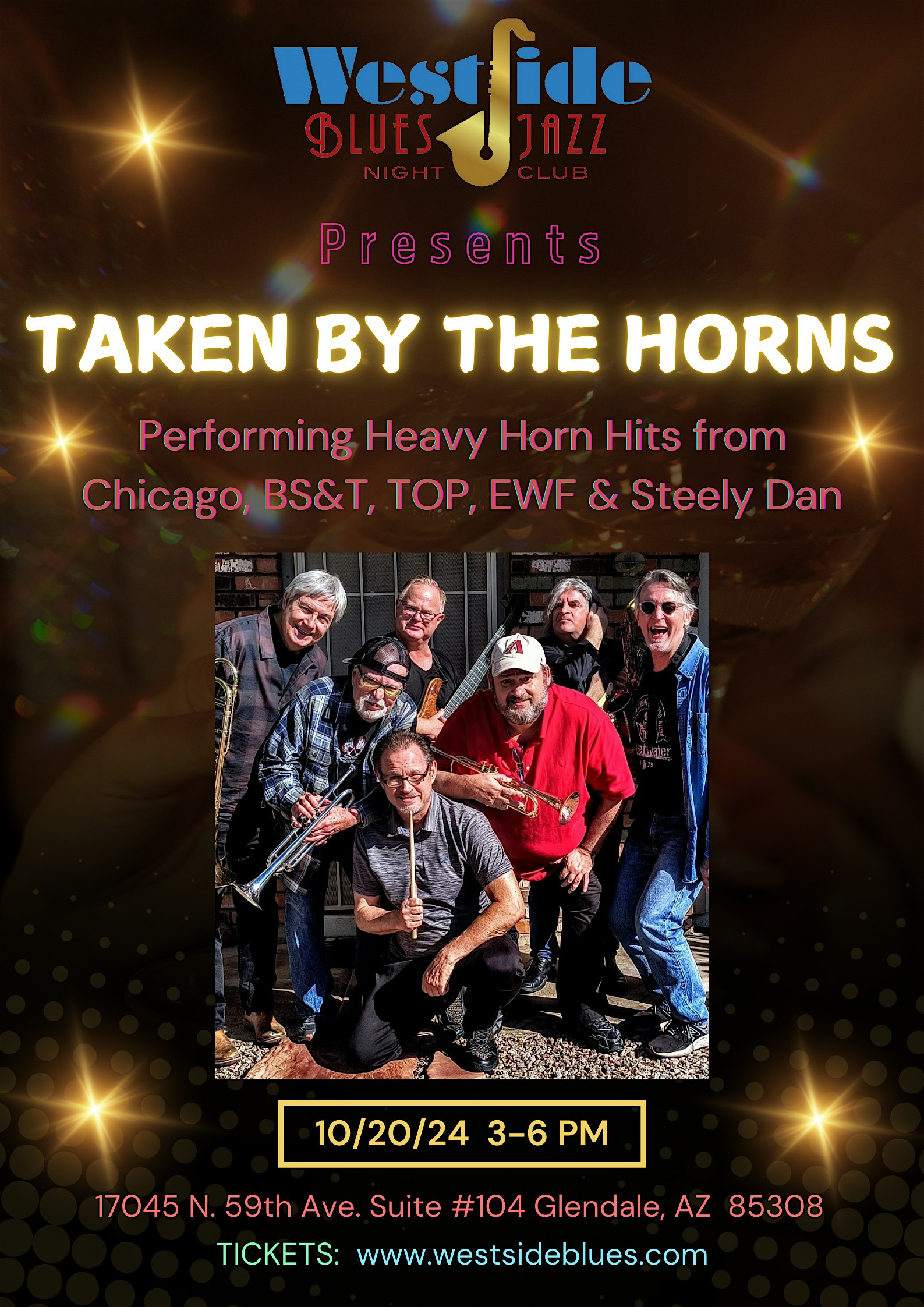 Taken By The Horns (Jazz-Rock) – Glendale, AZ