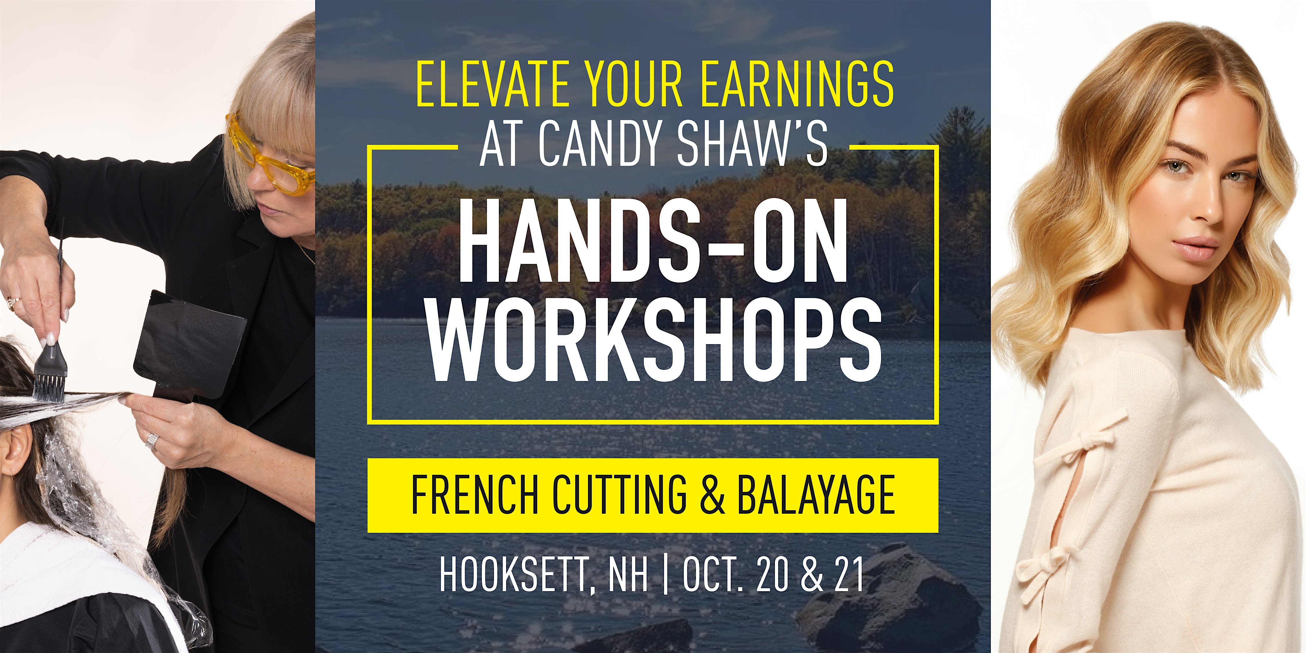 New Hampshire | Balayage & French Cutting Workshops w. Candy Shaw – Hooksett, NH