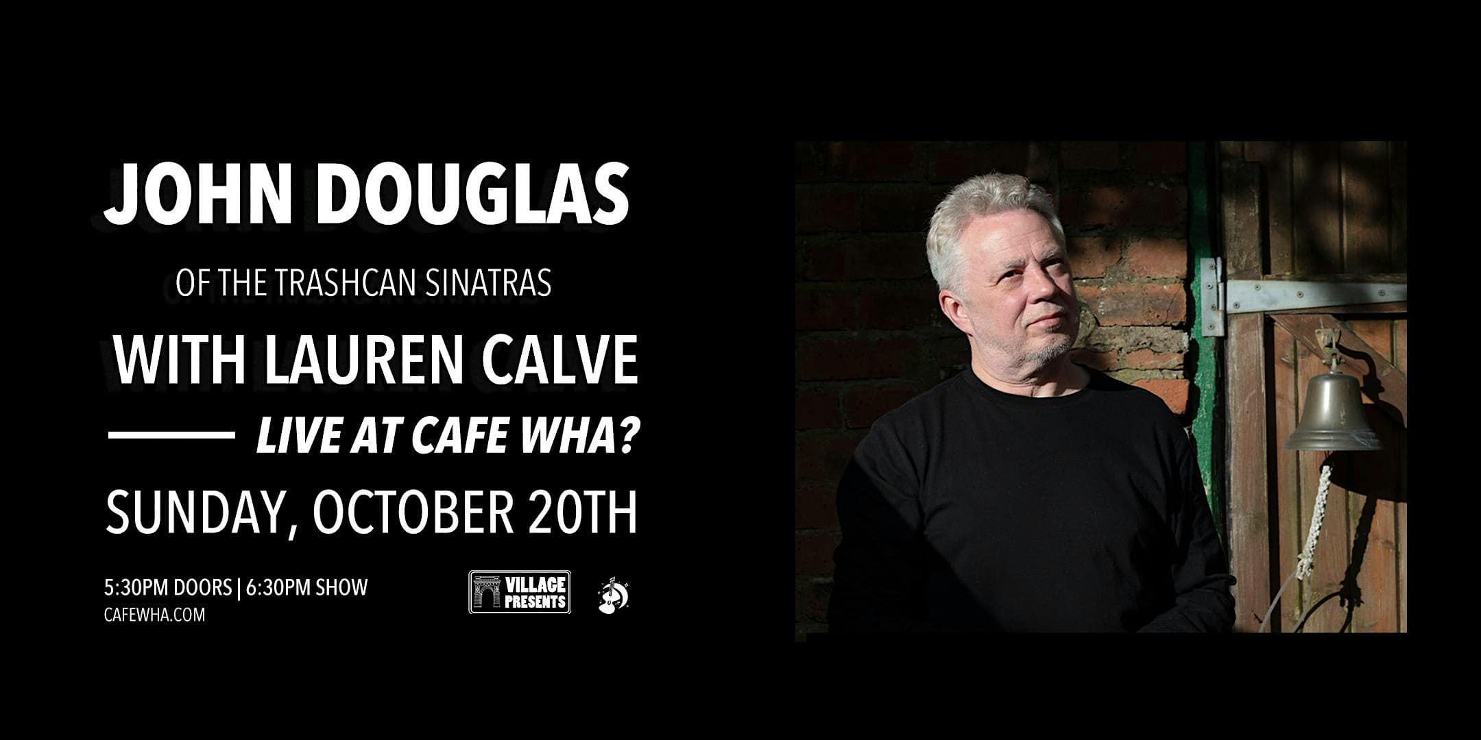 John Douglas (of Trashcan Sinatras) w/ Lauren Calve – New York, NY