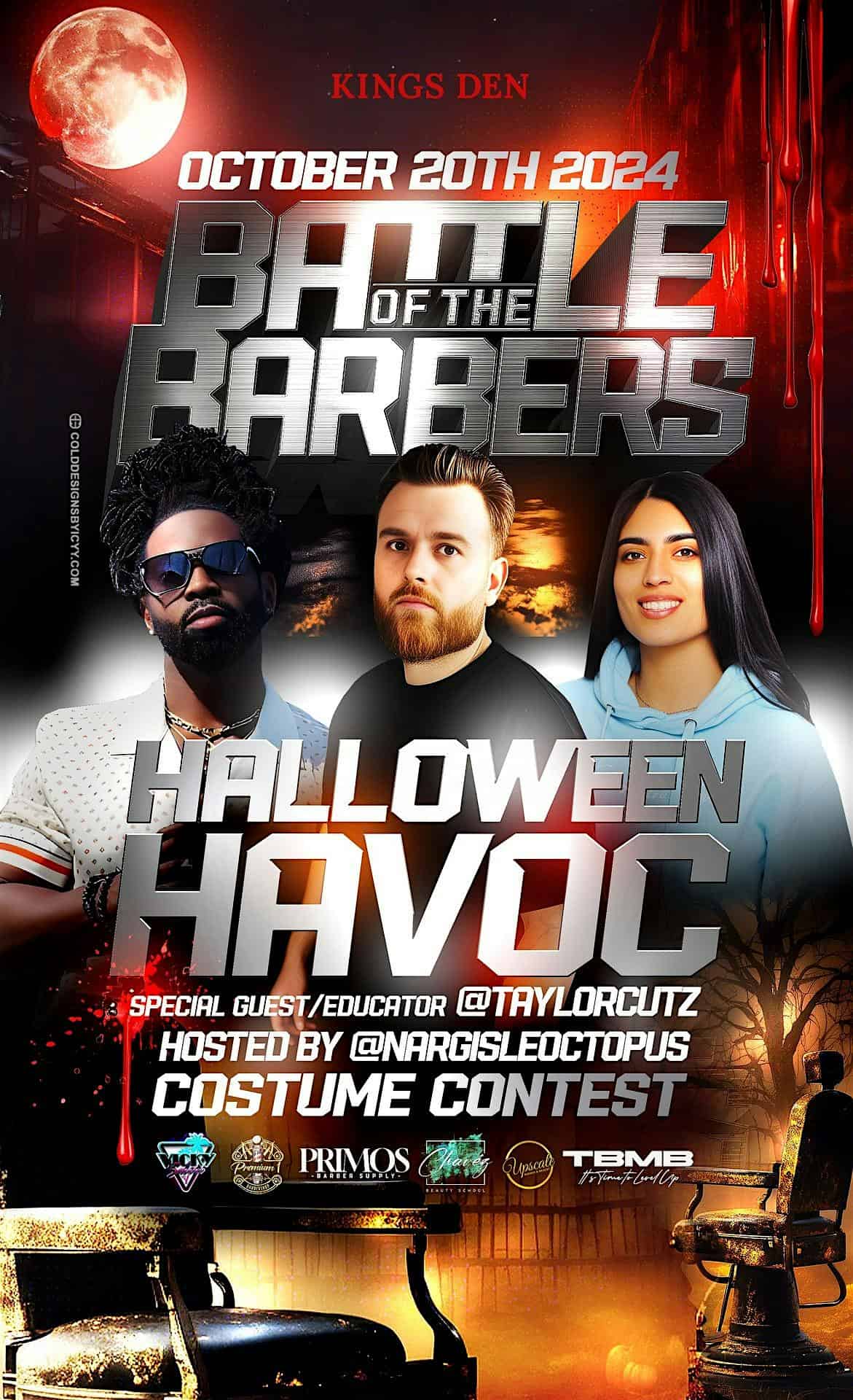 Battle Of The Barbers Halloween Havoc – Renton, WA