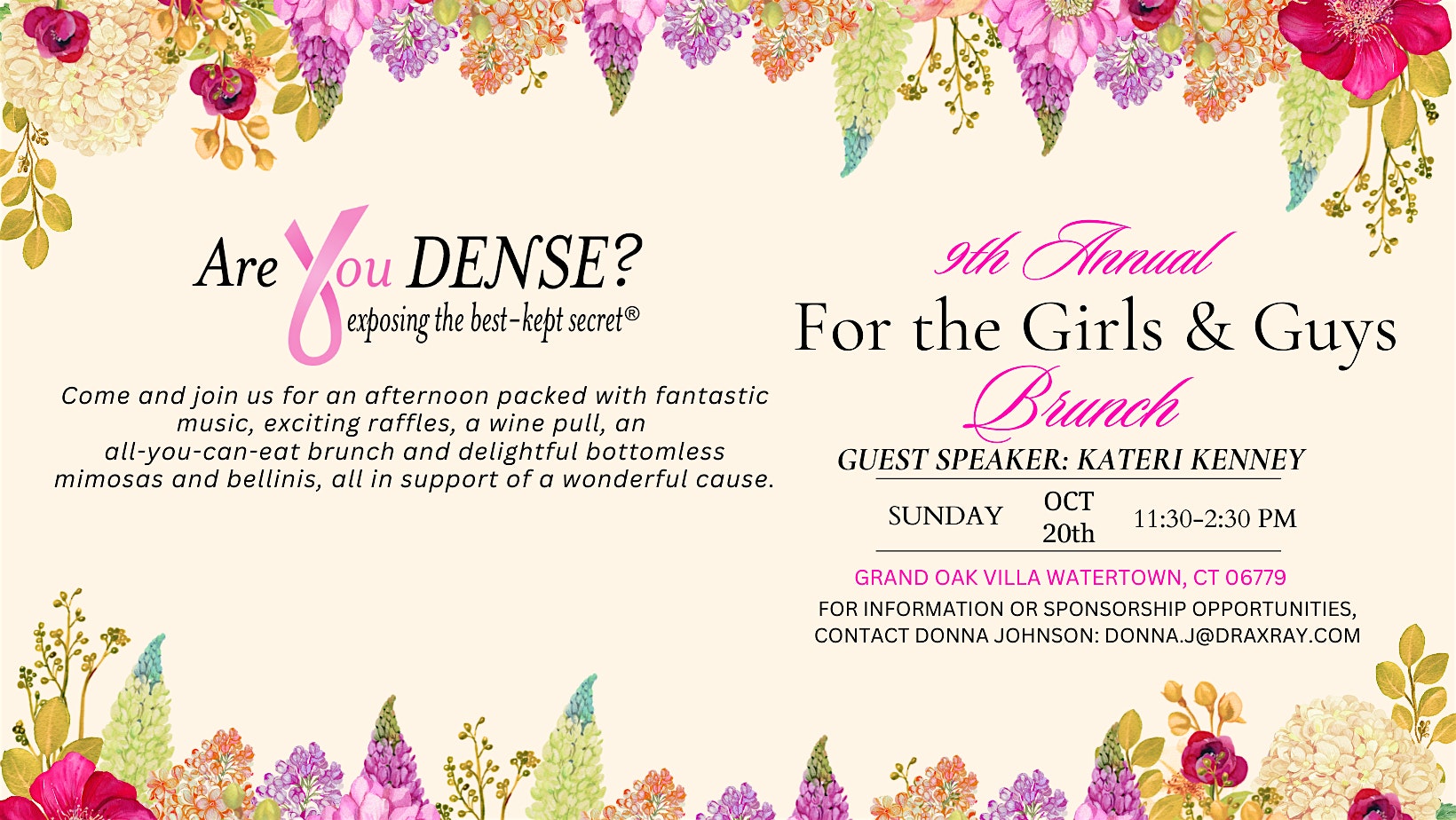 For The Girls & Guys Brunch – Oakville, CT