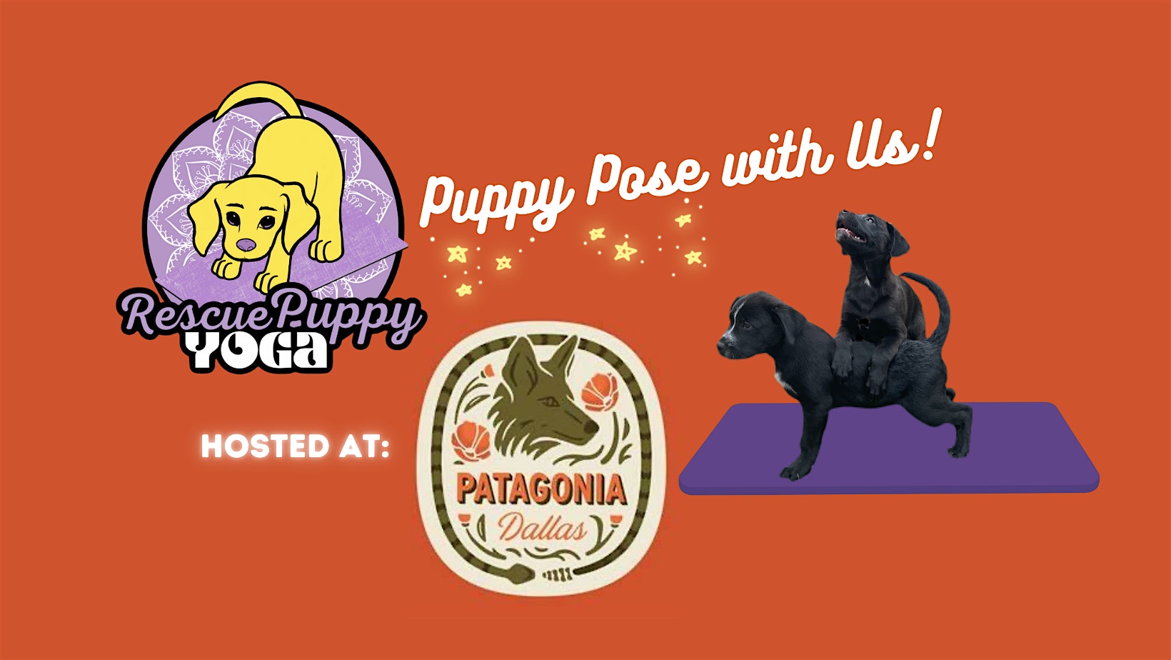 Rescue Puppy Yoga @ The Patagonia Store in Dallas – Dallas, TX