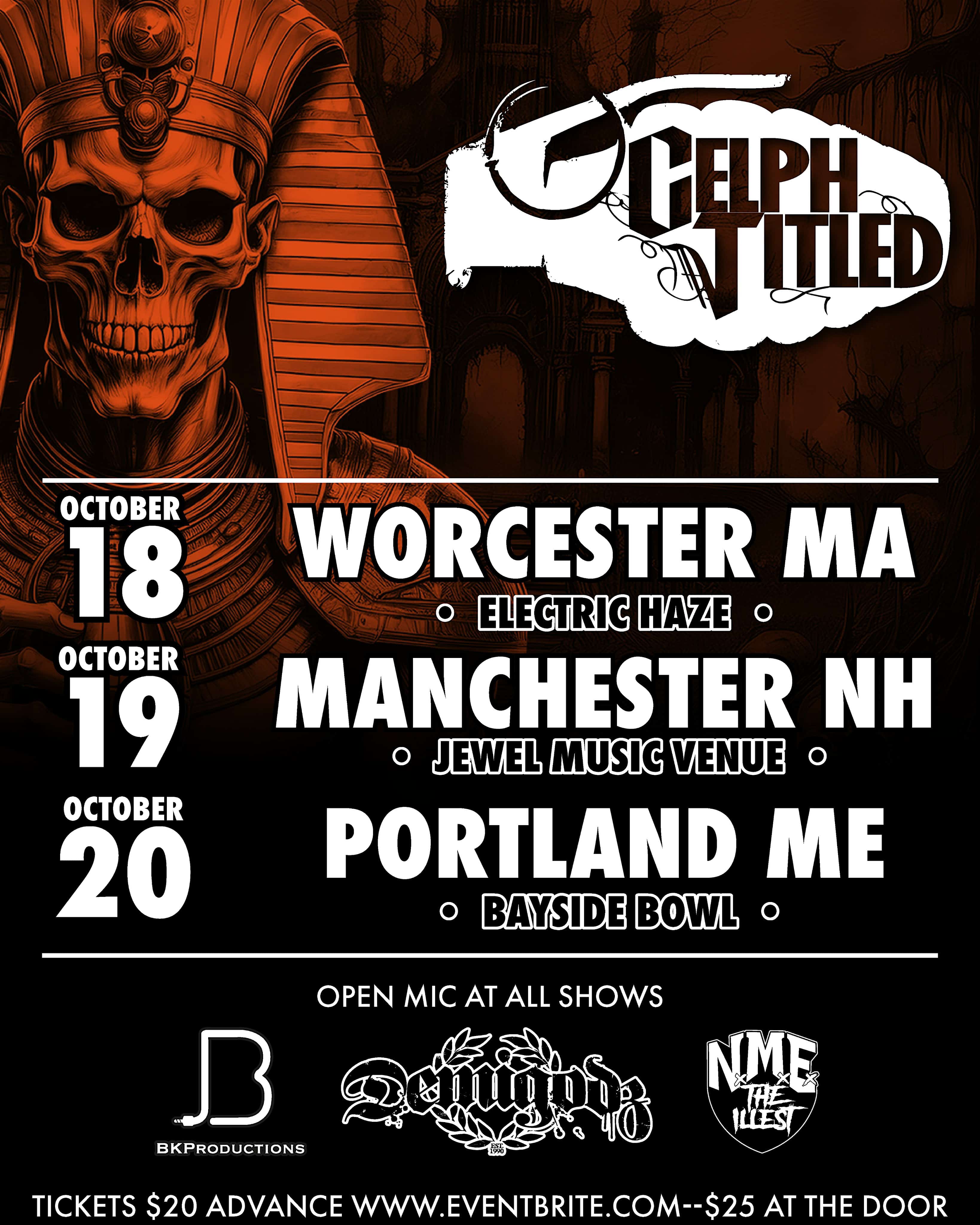 Celph Titled Live At Bayside Bowl – Portland, ME