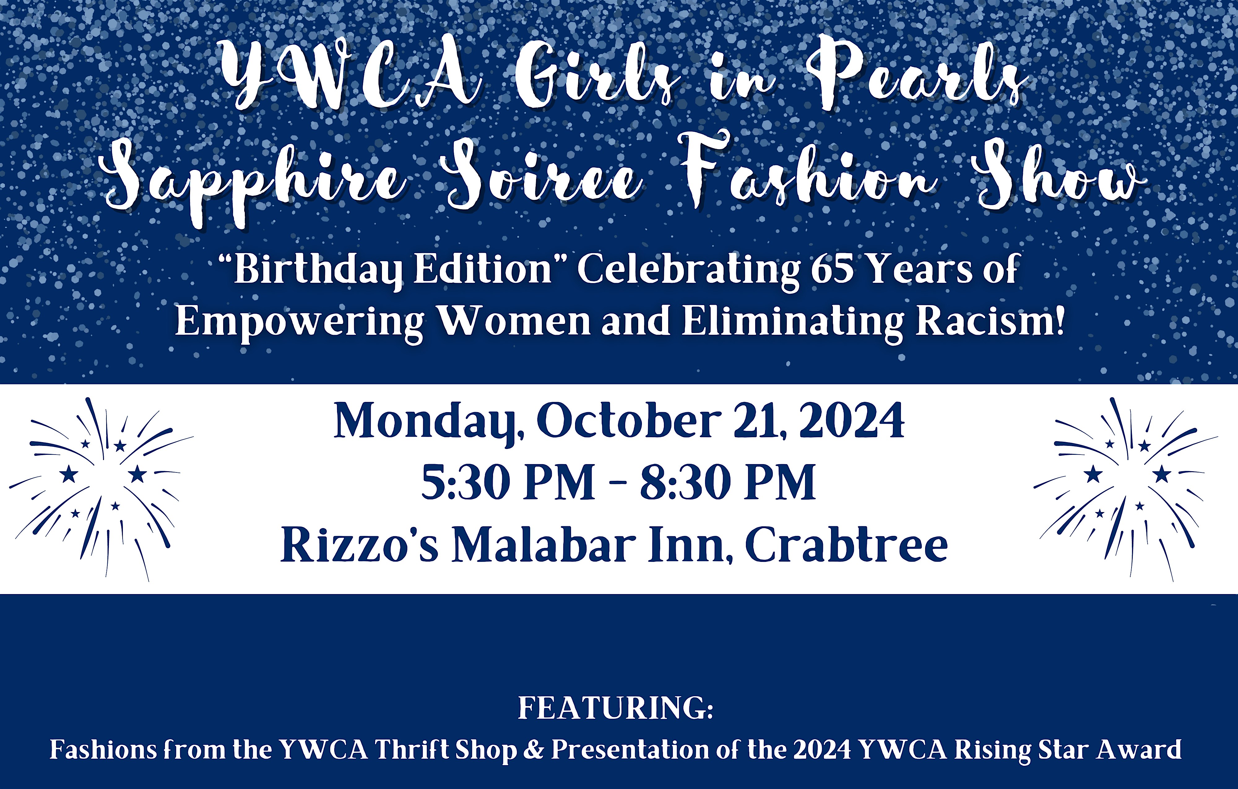 2024 YWCA Westmoreland County Girls in Pearls Sapphire Soiree Fashion Show – Crabtree, PA