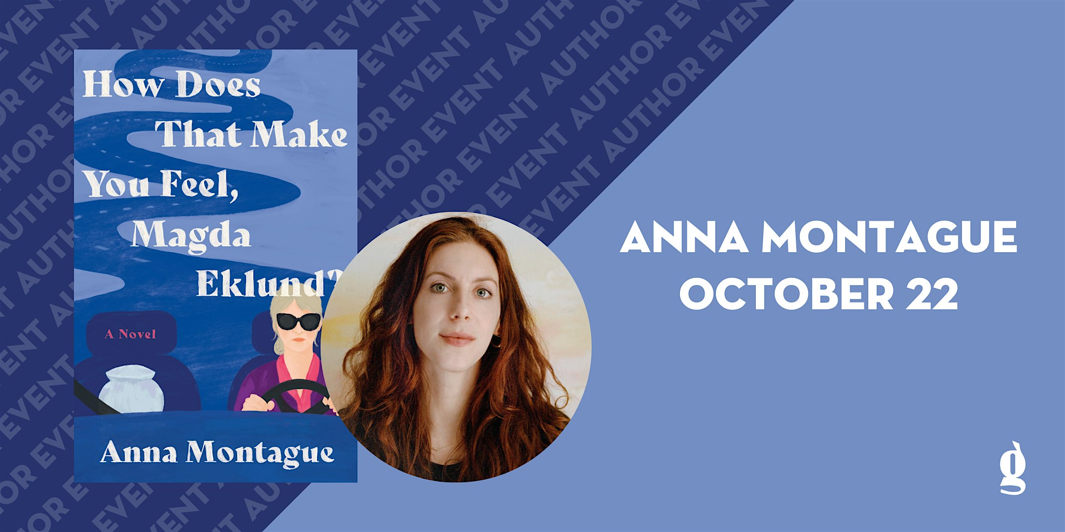 Book Event: Anna Montague with Grant Ginder – Brooklyn, NY