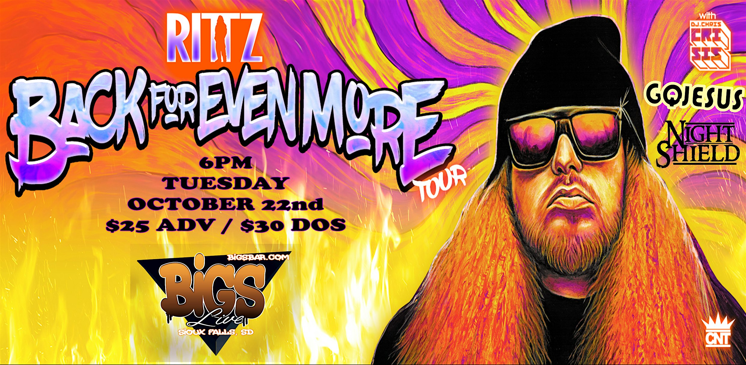 RITTZ – Back For Even More Tour at Bigs Bar Live – Sioux Falls, SD