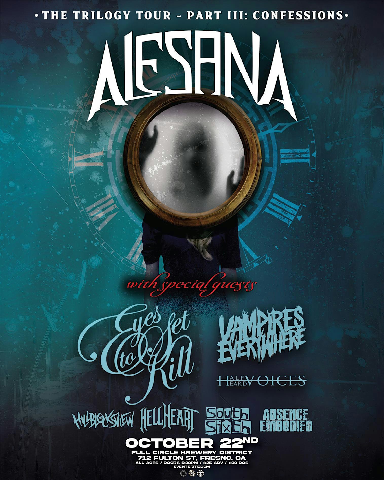 Absence Embodied w/ Alesana – Fresno, CA