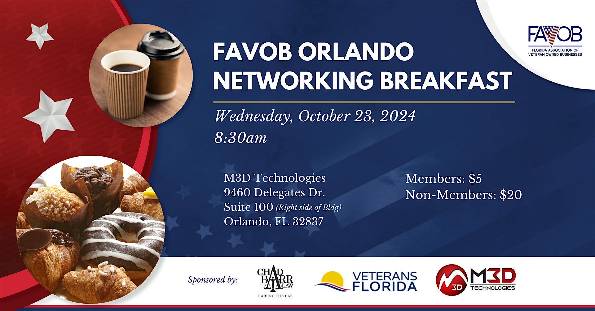 FAVOB Orlando Breakfast – Orlando, FL