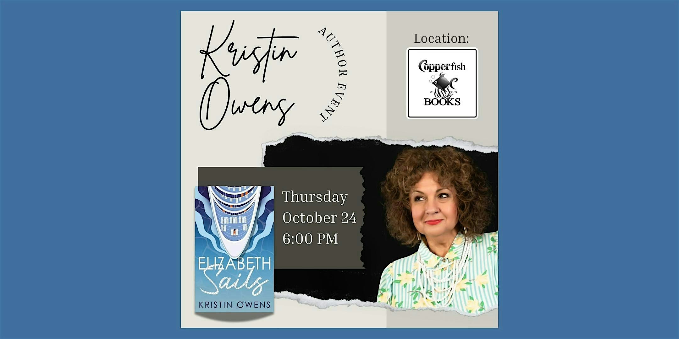 Author Kristin Owens at Copperfish Books for “Elizabeth Sails” – Punta Gorda, FL