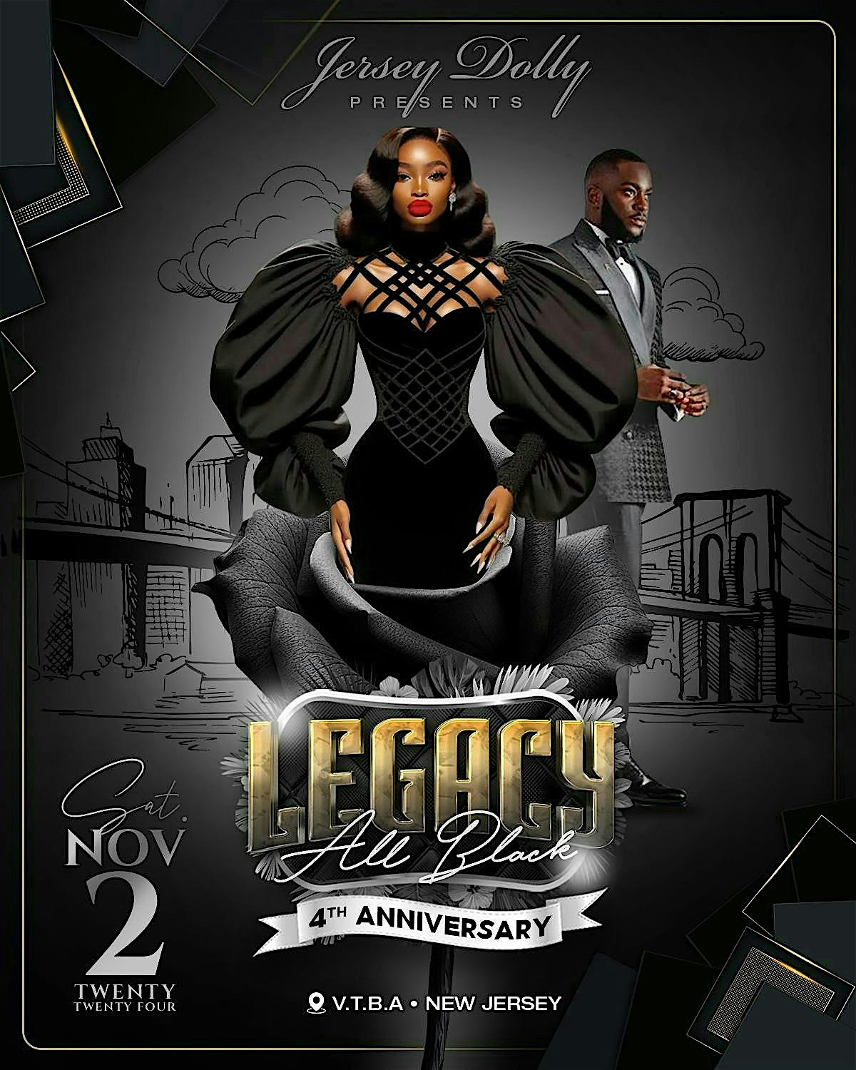 LEGACY ALL BLACK 4th ANNIVERSARY – Irvington, NJ