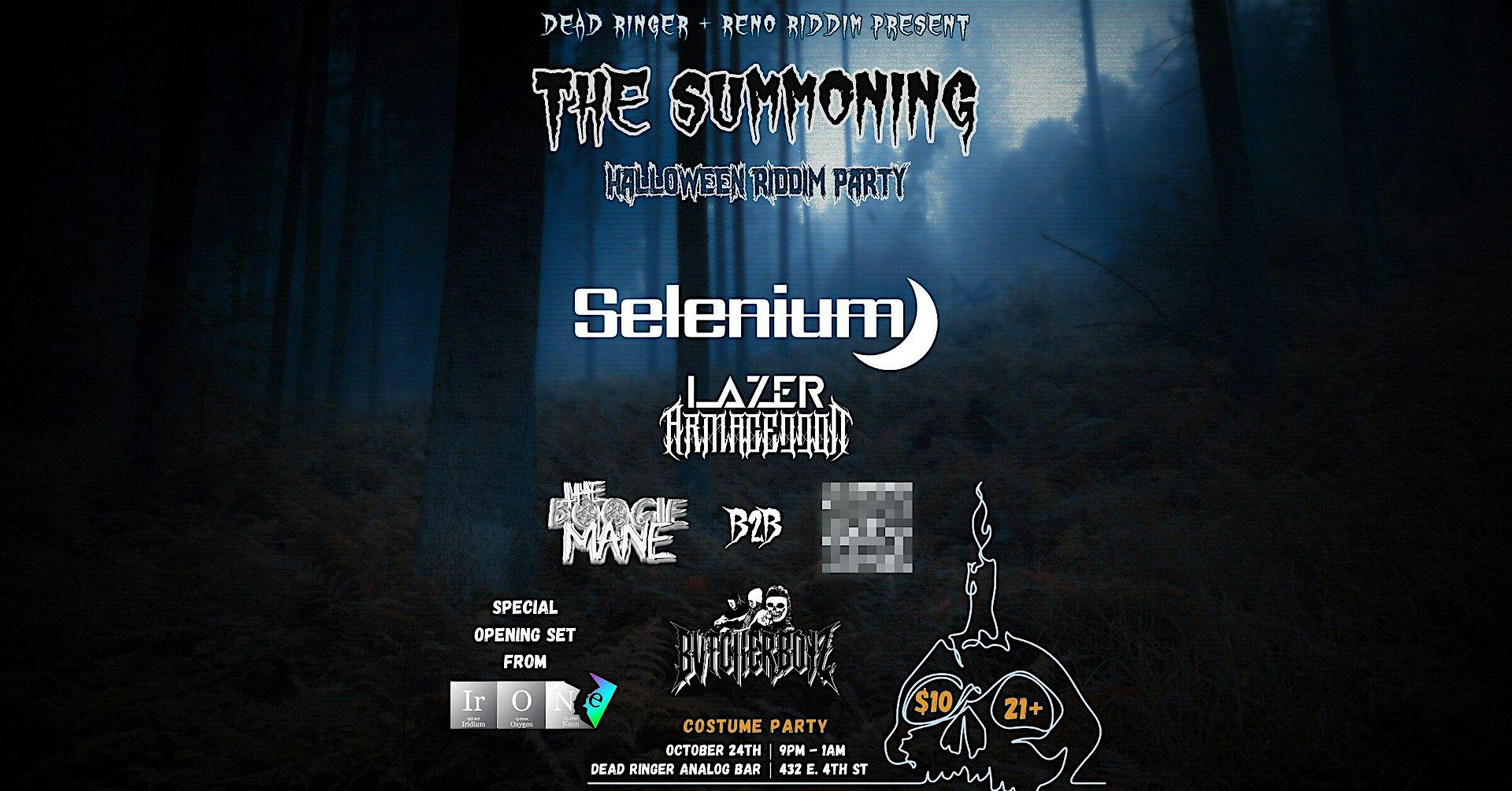 The Summoning: Halloween Riddim Party – Reno, NV