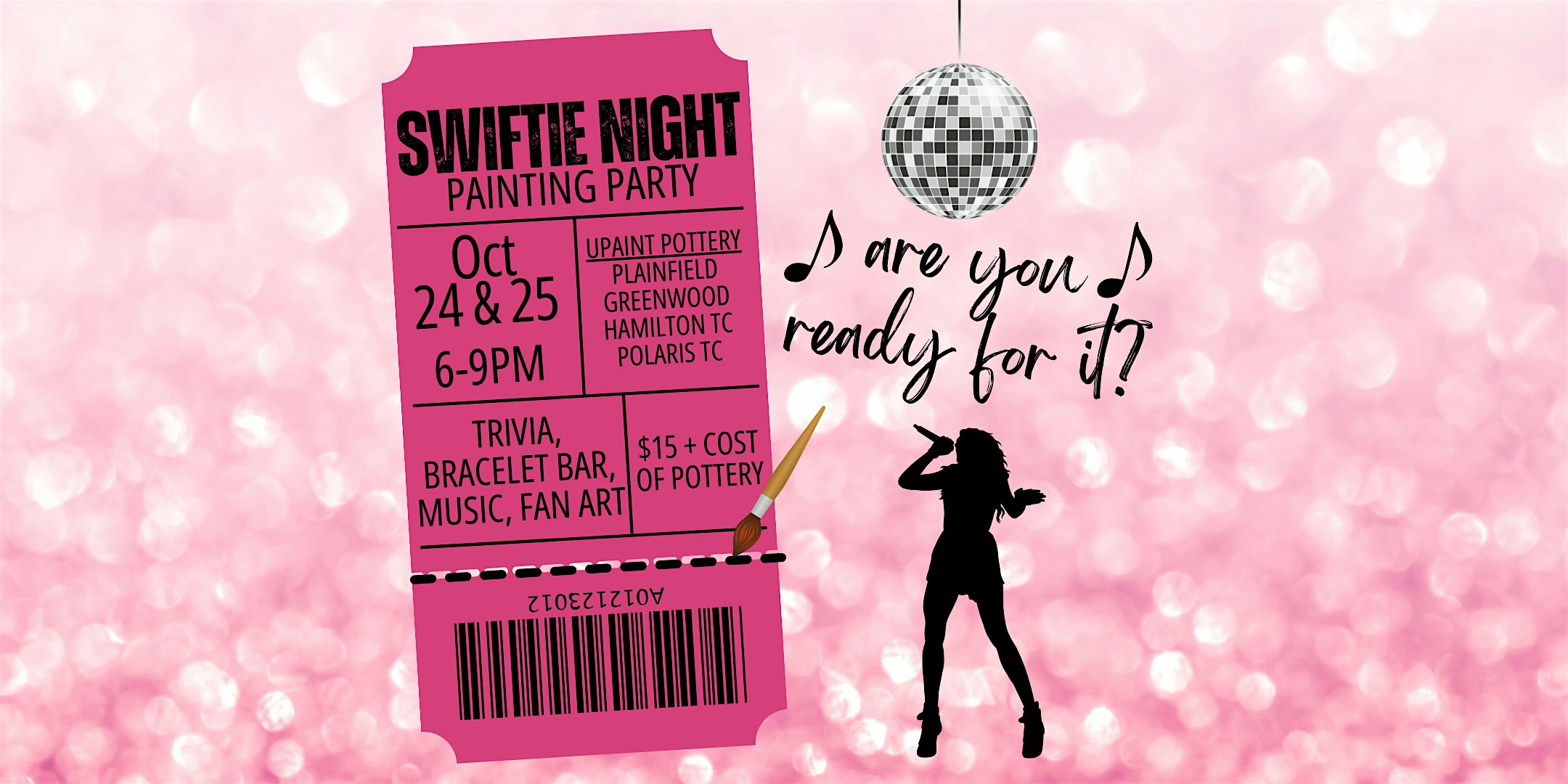 Swiftie Night Painting Party 10/24 – Ohio – Columbus, OH