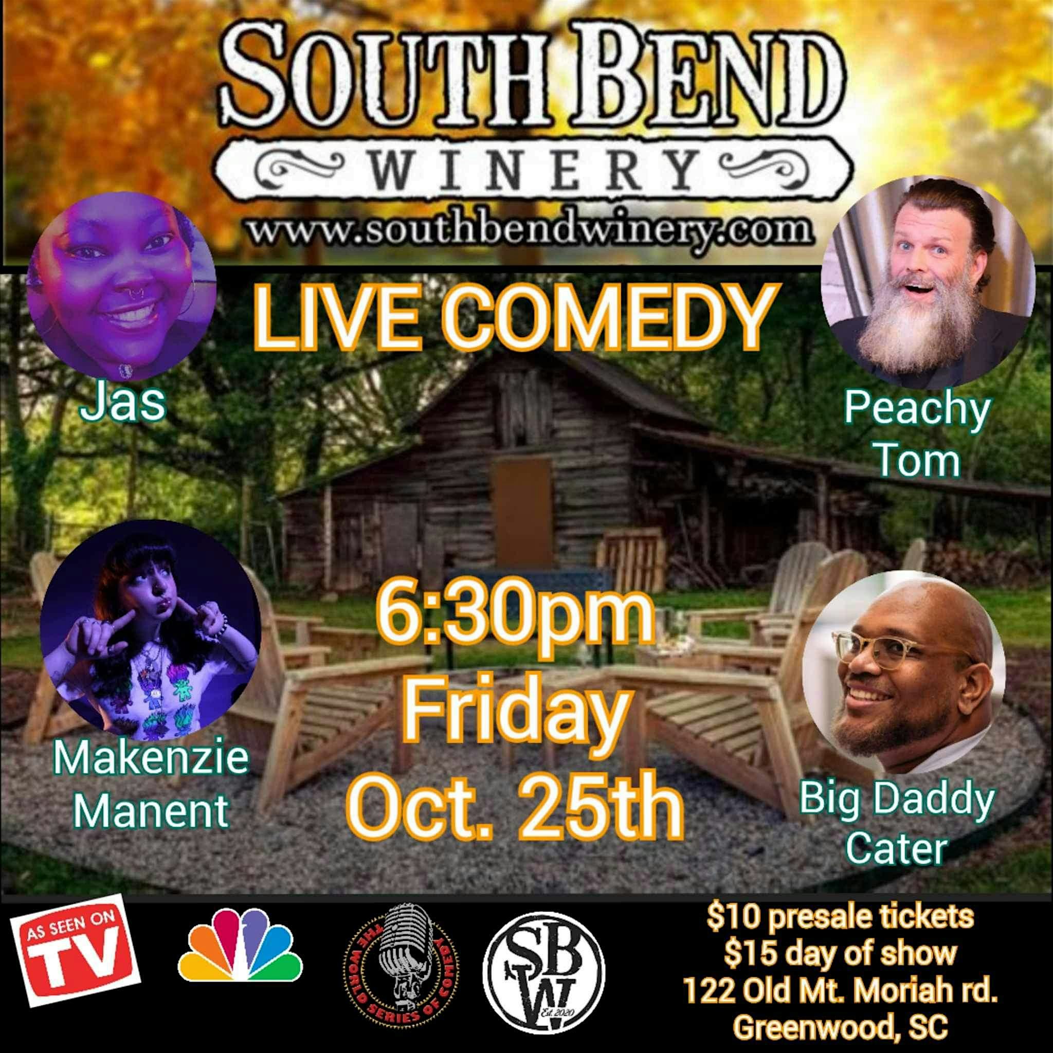 Wine and Comedy Show – Greenwood, SC