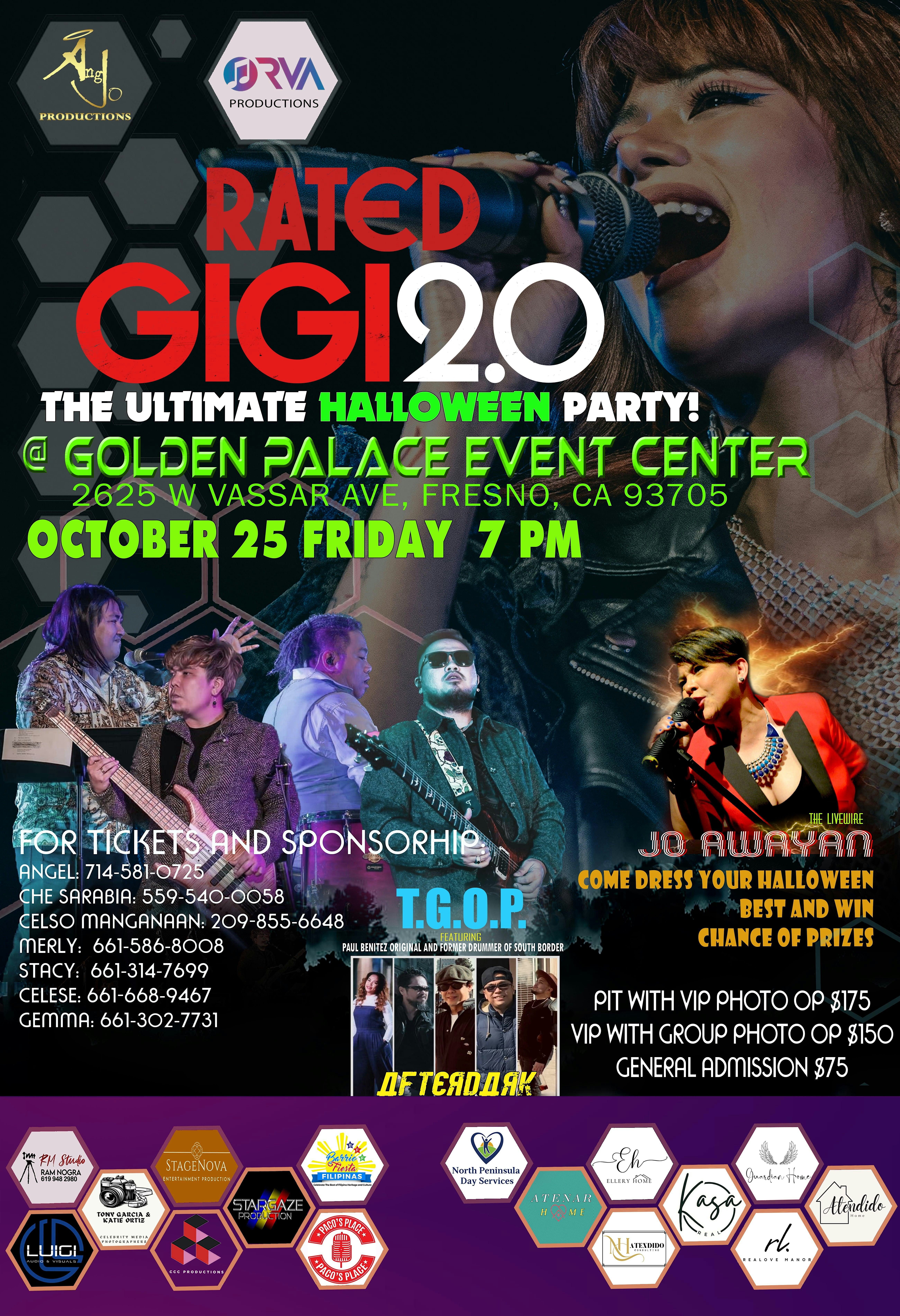 Gigi De Lana LIVE in Fresno! – The Ultimate Halloween Party! – Fresno, CA