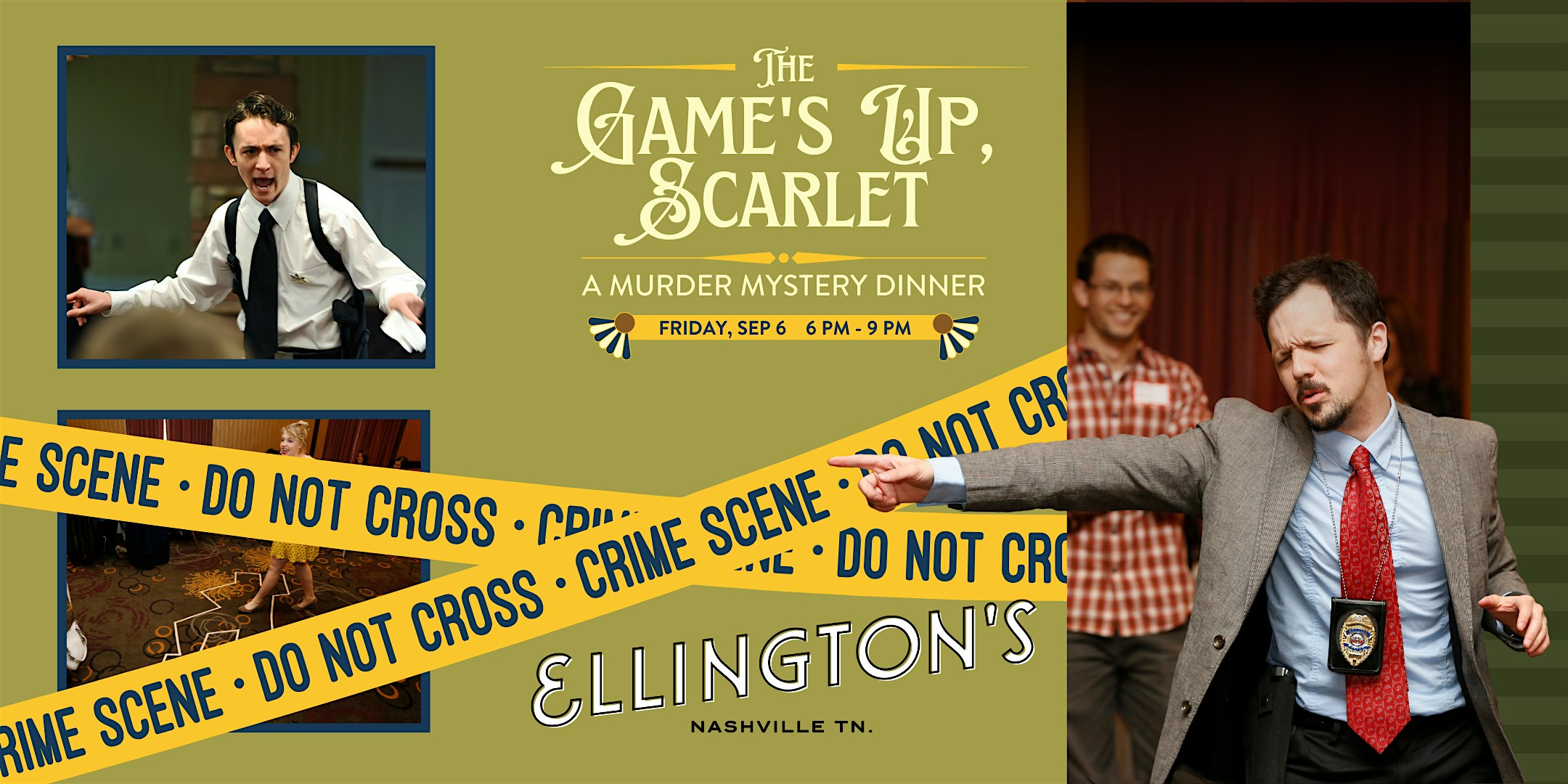 The Game’s Up Scarlet: A Murder Mystery Dinner – Nashville, TN