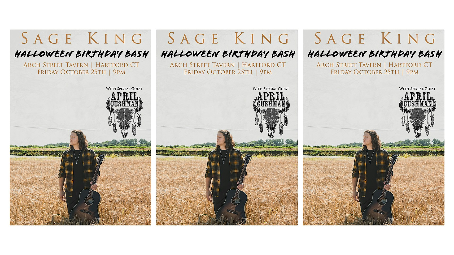 Sage King’s Birthday Halloween/Bash with April Cushman – Hartford, CT