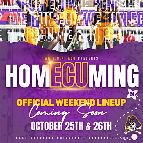 WE RUN ECU Presents HomECUming 2024 – Winterville, NC