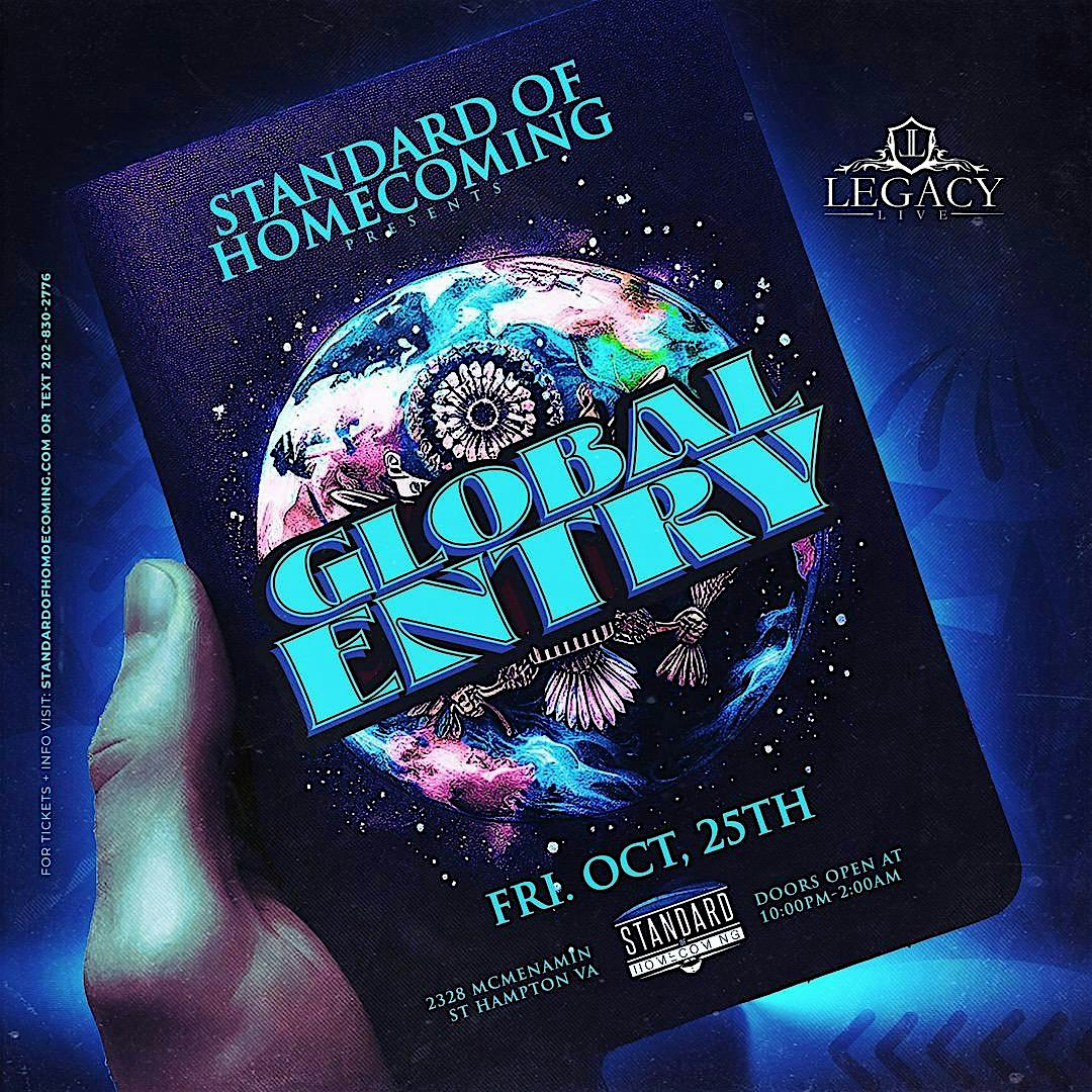 GLOBAL ENTRY: THE GLOBAL MUSIC DANCE PARTY OF HAMPTON HOMECOMING 2024 – Hampton, VA